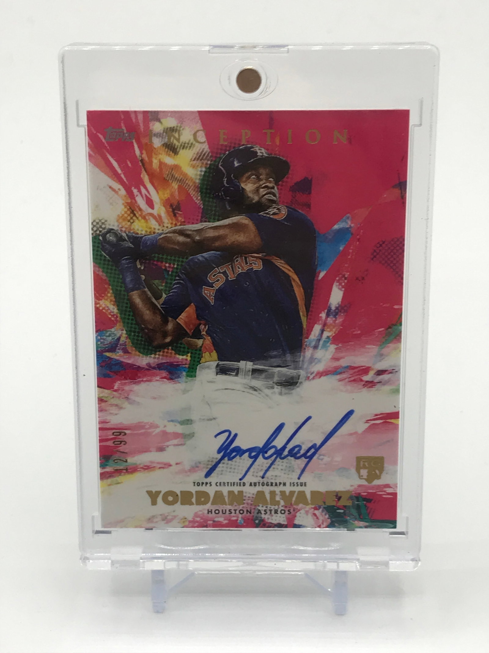 2020 TOPPS INCEPTION BASEBALL YORDAN ALVAREZ SIGNED ROOKIE TRADING CARD 12/99: Prices are in Canadian dollars