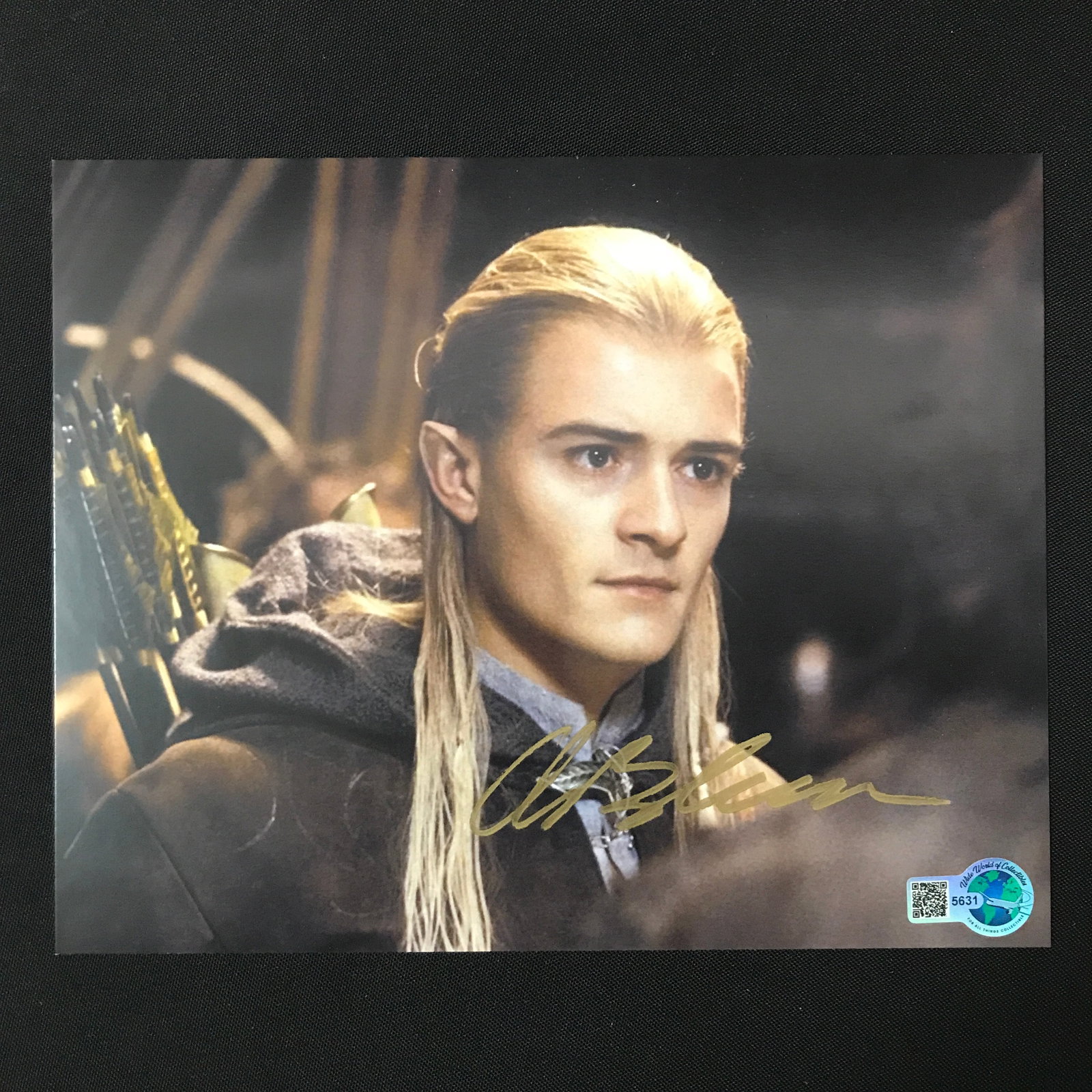 ORLANDO BLOOM SIGNED LEGOLAS LORD OF THE RINGS 8X10 - WWOC COA: Prices are in Canadian dollars