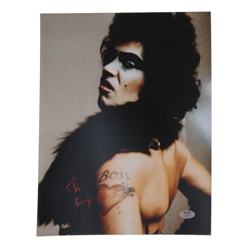 TIM CURRY SIGNED ROCKY HORROR PICTURE SHOW 8X10 - PSA COA (1 of 1)