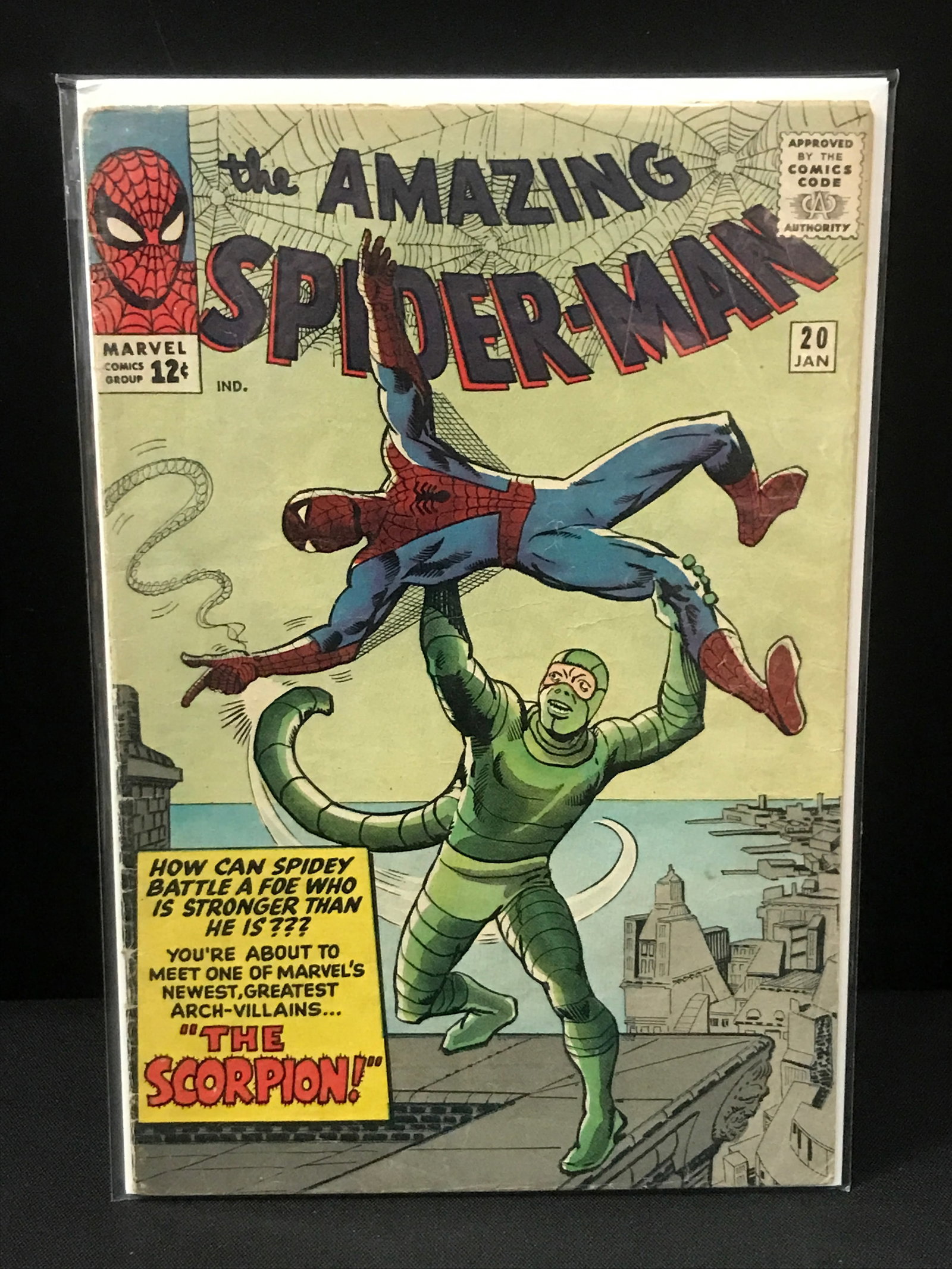 THE AMAZING SPIDERMAN NO.20 (1ST APP SCORPION) - MARVEL COMICS (1 of 1)