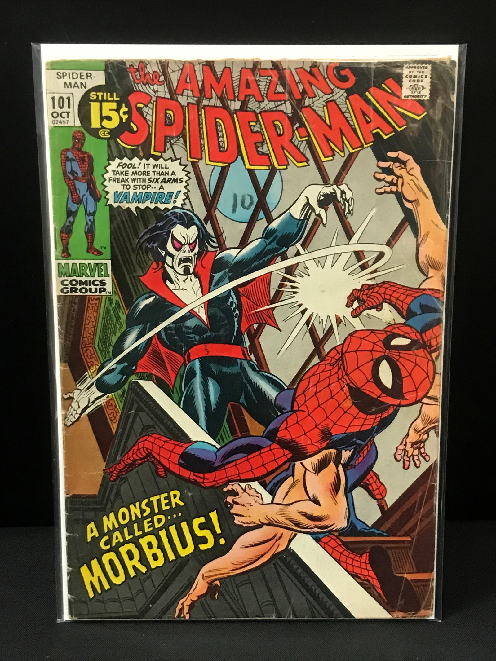 THE AMAZING SPIDERMAN NO.101 (1ST APP MORBIUS) - MARVEL COMICS (1 of 1)