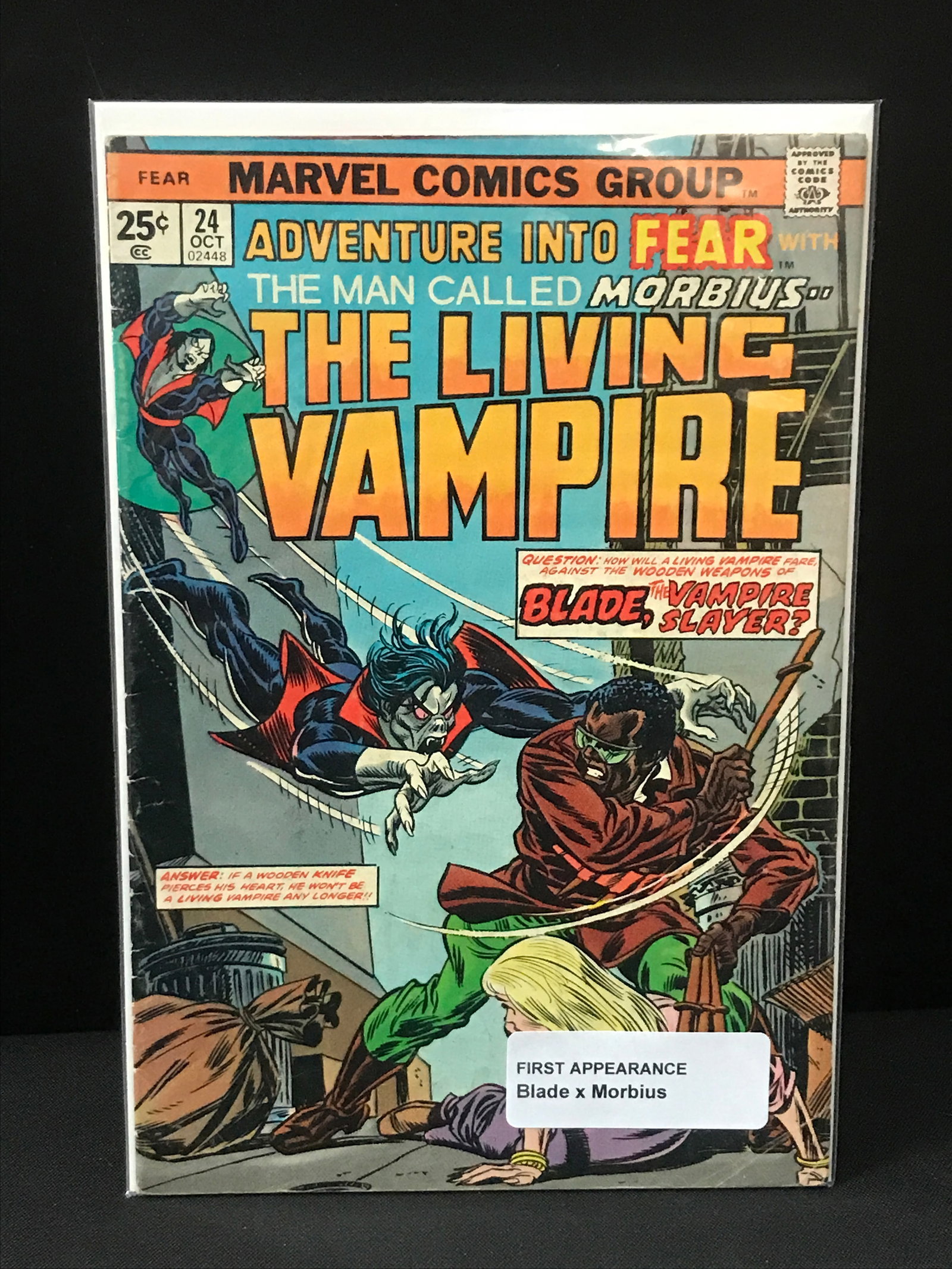MORBIUS THE LIVING VAMPIRE #24 1ST BLADE VS MORBIUS - MARVEL COMICS: Prices are in Canadian dollars
