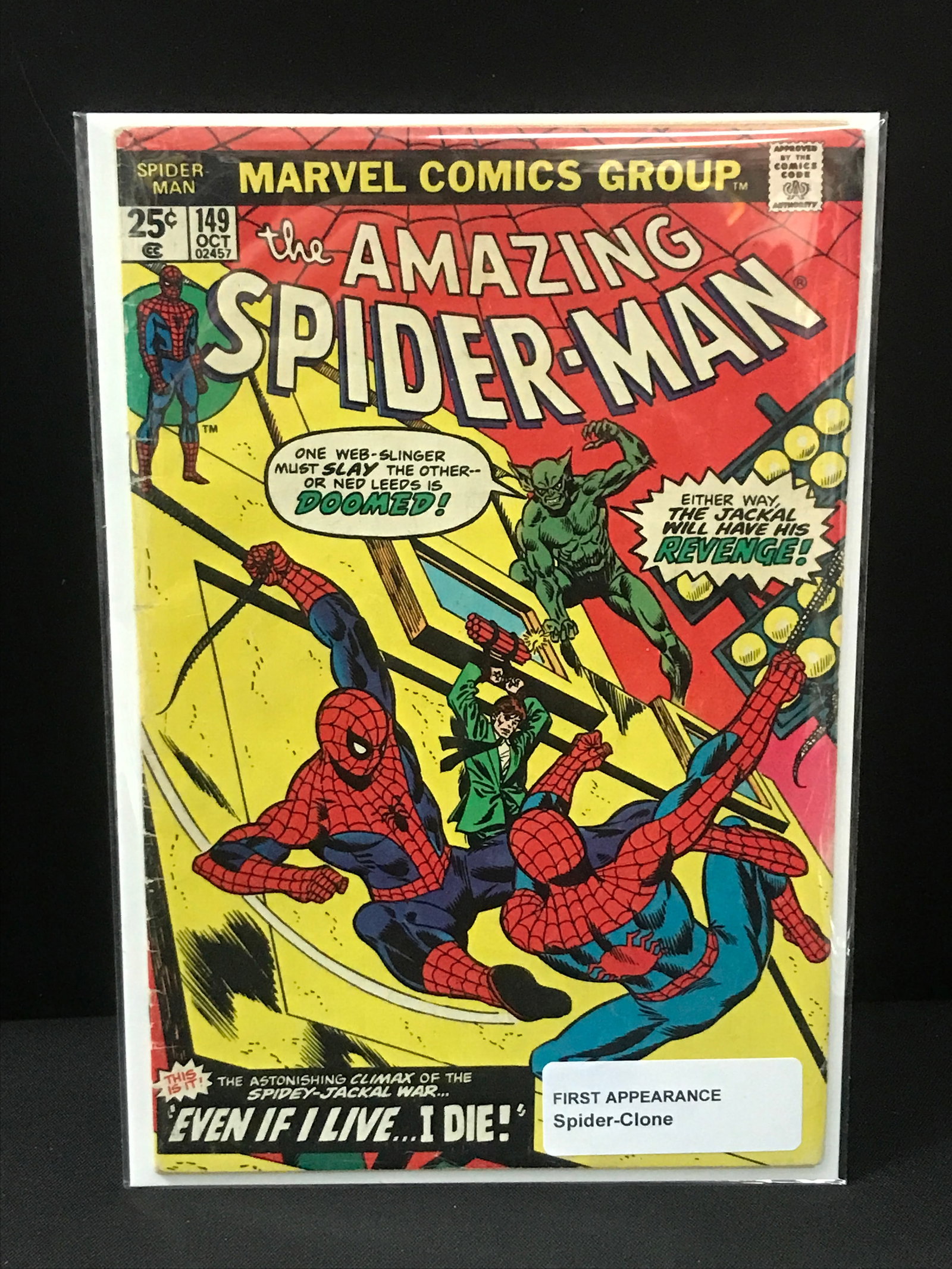 THE AMAZING SPIDERMAN #149 1ST APP SPIDER-CLONE - MARVEL COMICS (1 of 1)