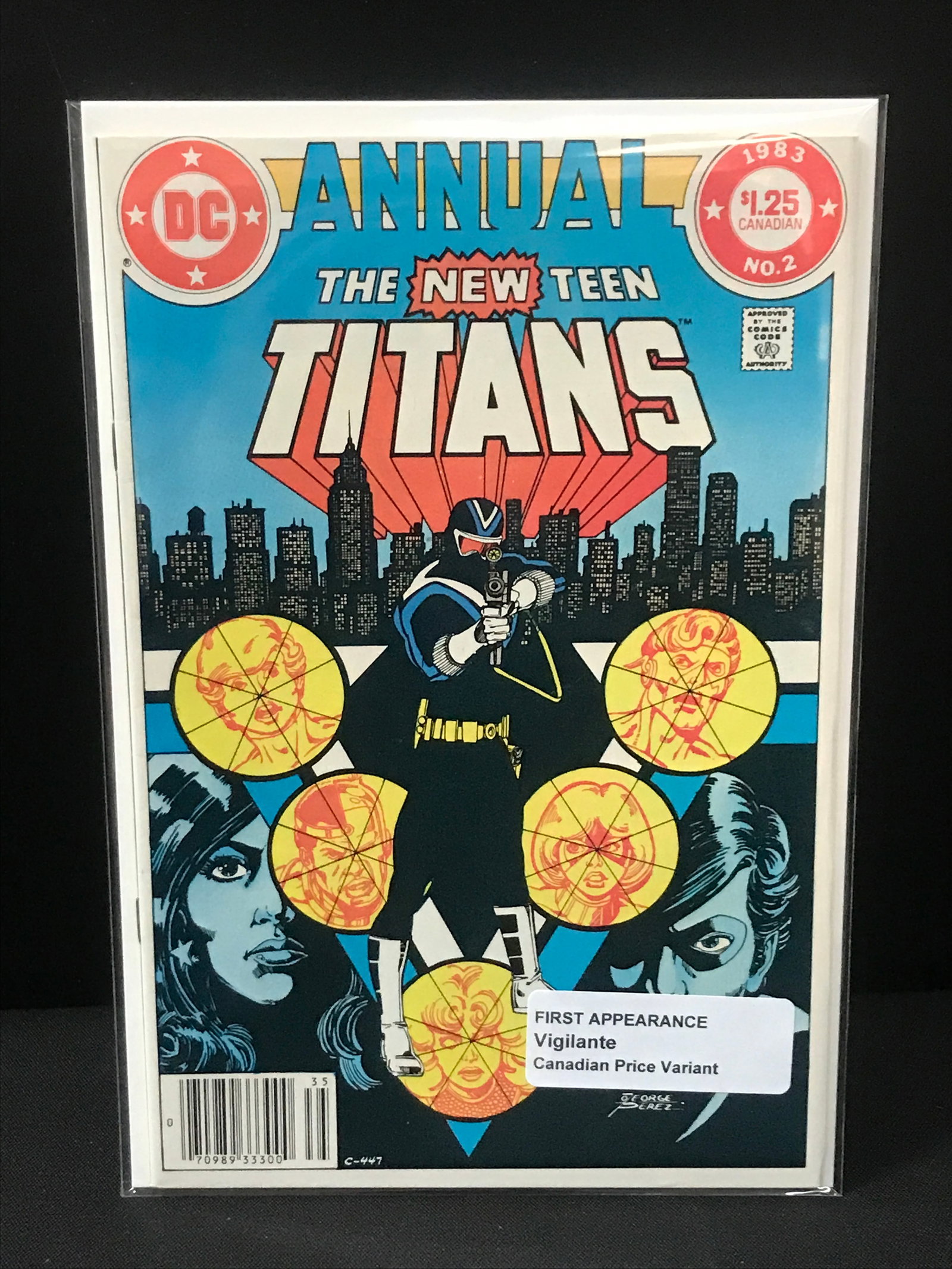 THE NEW TEEN TITANS ANNUAL #2 1ST APP VIGILANTE CPV - DC COMICS: Prices are in Canadian dollars