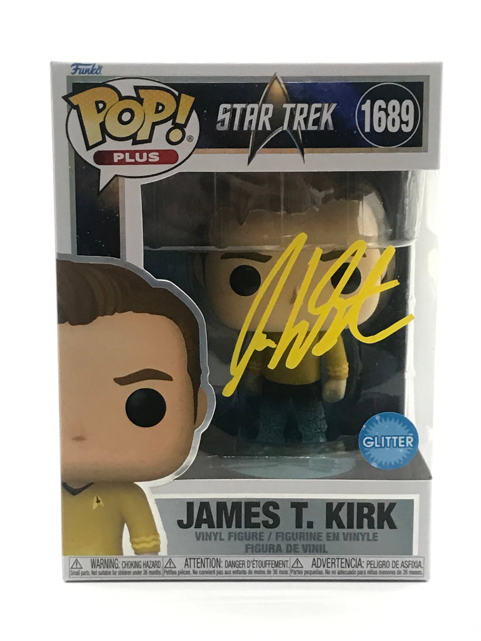 WILLIAM SHATNER SIGNED CAPTAIN KIRK STAR TREK FUNKO POP - WWOC COA: Prices are in Canadian dollars