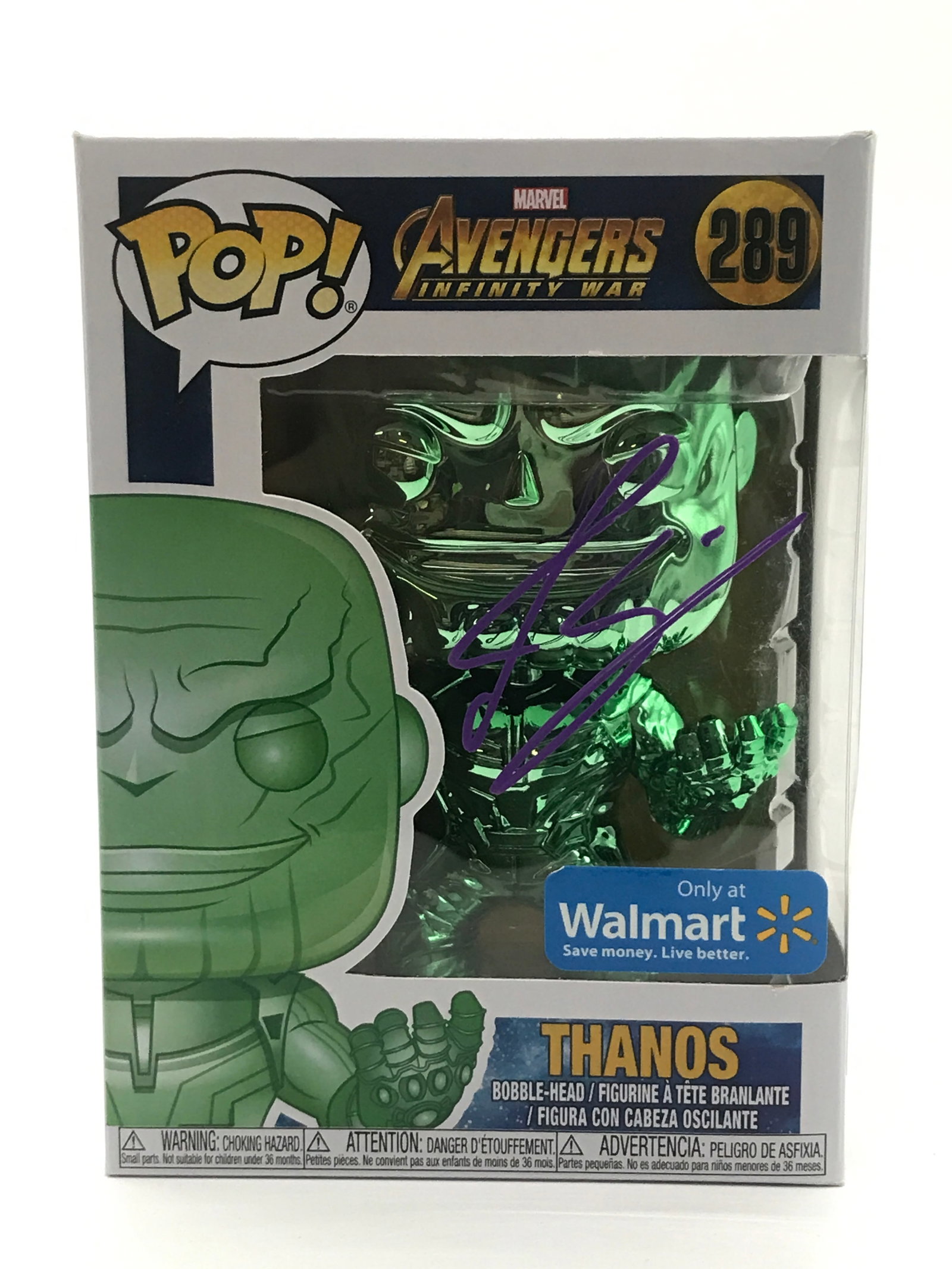 JOSH BROLIN SIGNED THANOS FUNKO POP - HOLLYWOOD COA: Prices are in Canadian dollars