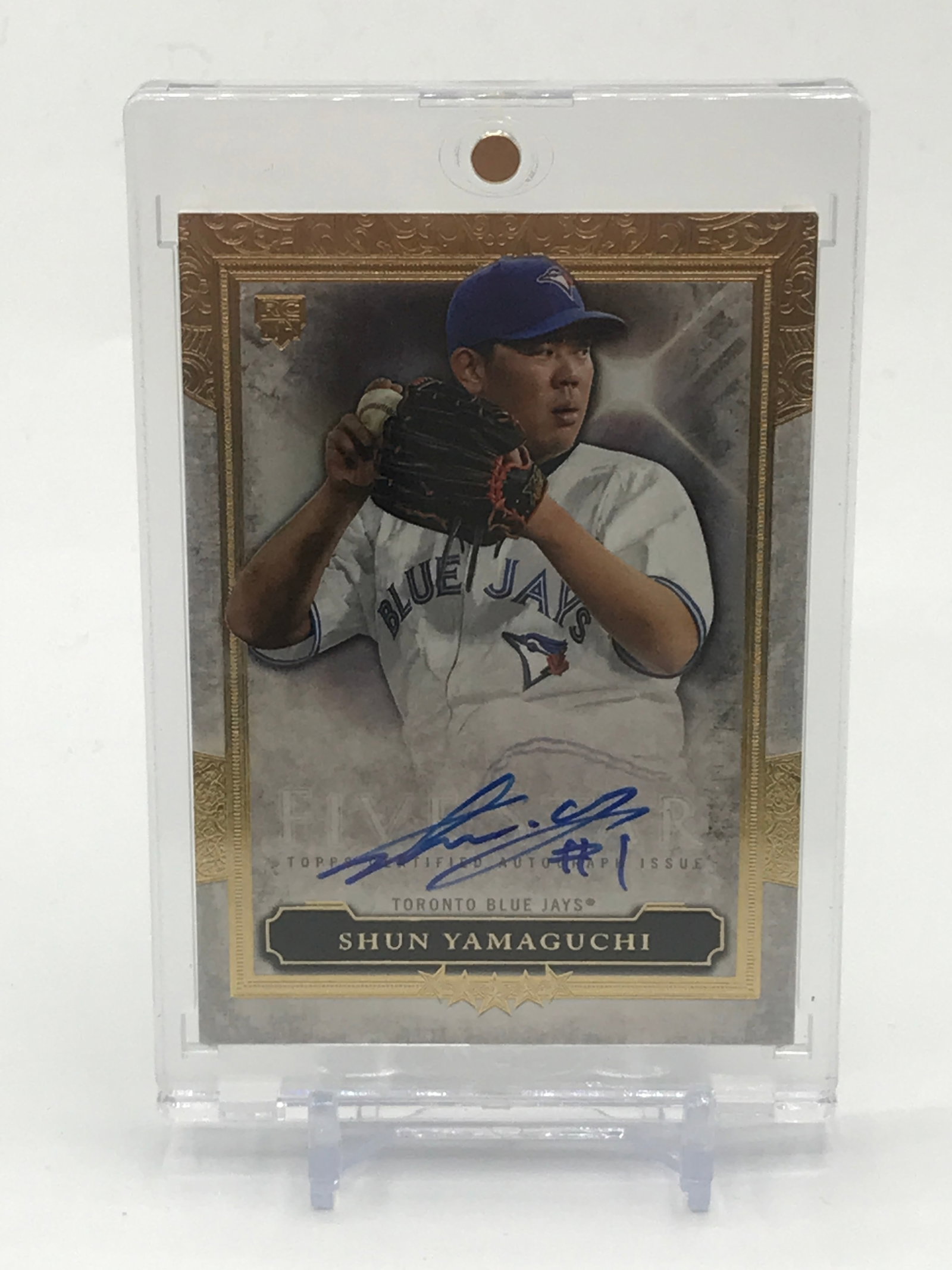 2020 TOPPS CERTIFIED AUTOGRAPH ISSUE SHUN YAMAGUCHI SIGNED ROOKIE TRADING CARD (1 of 2)