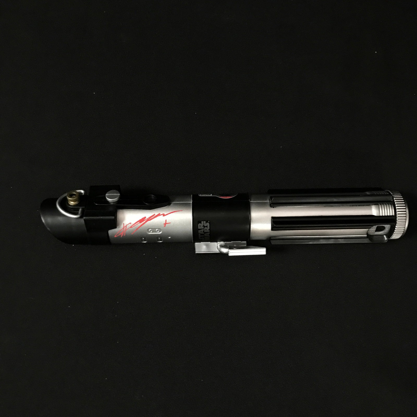HAYDEN CHRISTENSEN SIGNED REPLICA LIGHTSABER - WWOC COA: Prices are in Canadian dollars