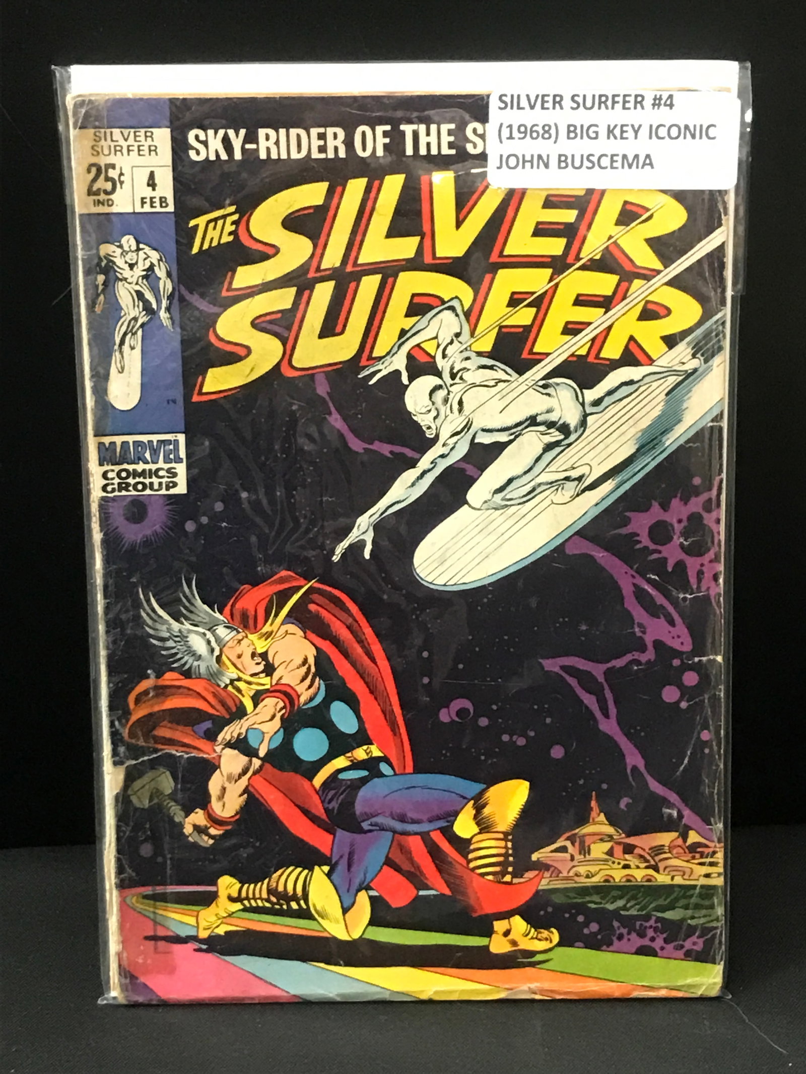 THE SILVER SURFER #4 (1968) - MARVEL COMICS (1 of 1)