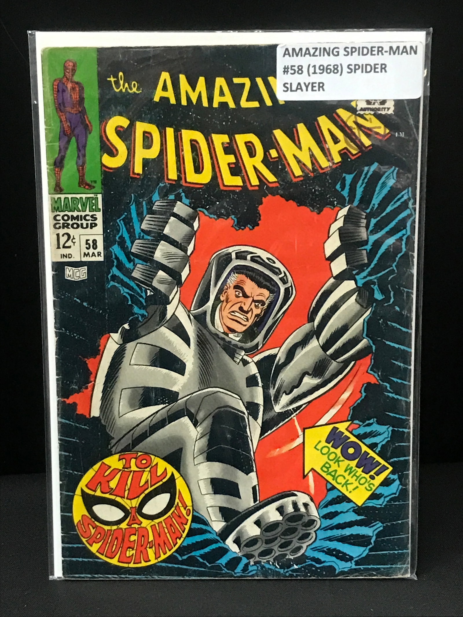 THE AMAZING SPIDERMAN #58 (1968) - MARVEL COMICS (1 of 1)