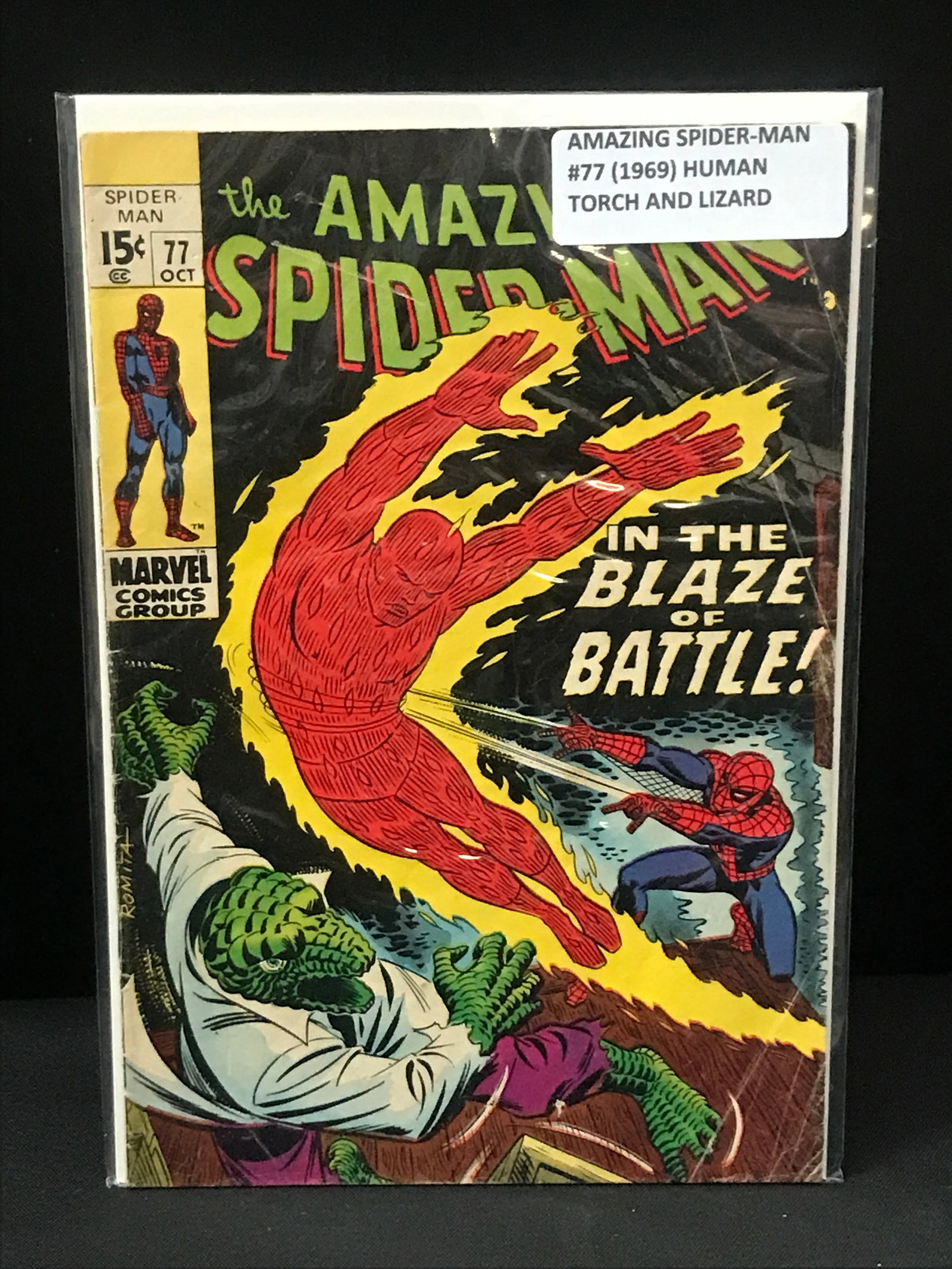 THE AMAZING SPIDERMAN #77 (1969) - MARVEL COMICS (1 of 1)