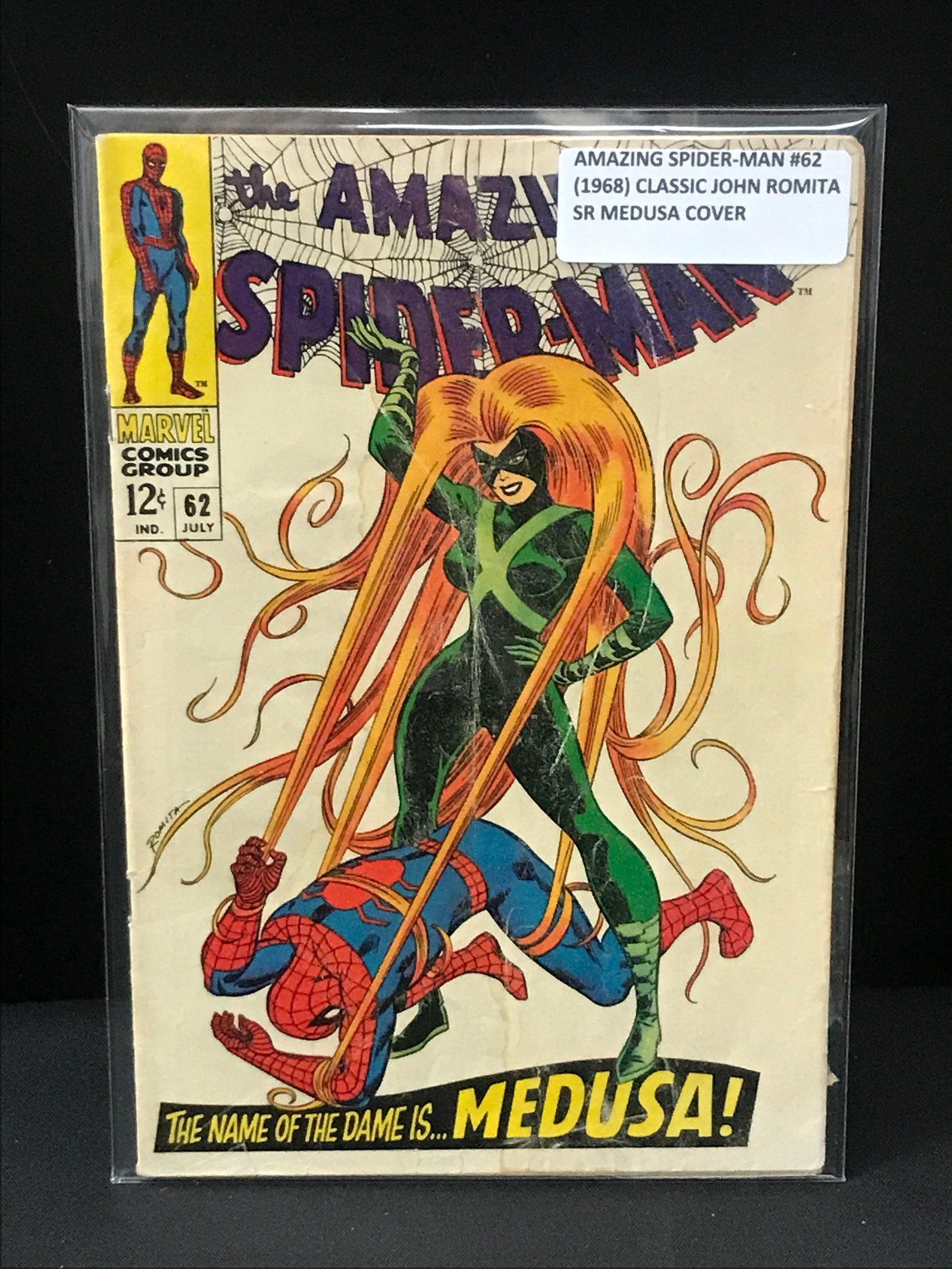 THE AMAZING SPIDERMAN #62 (1968) - MARVEL COMICS (1 of 1)