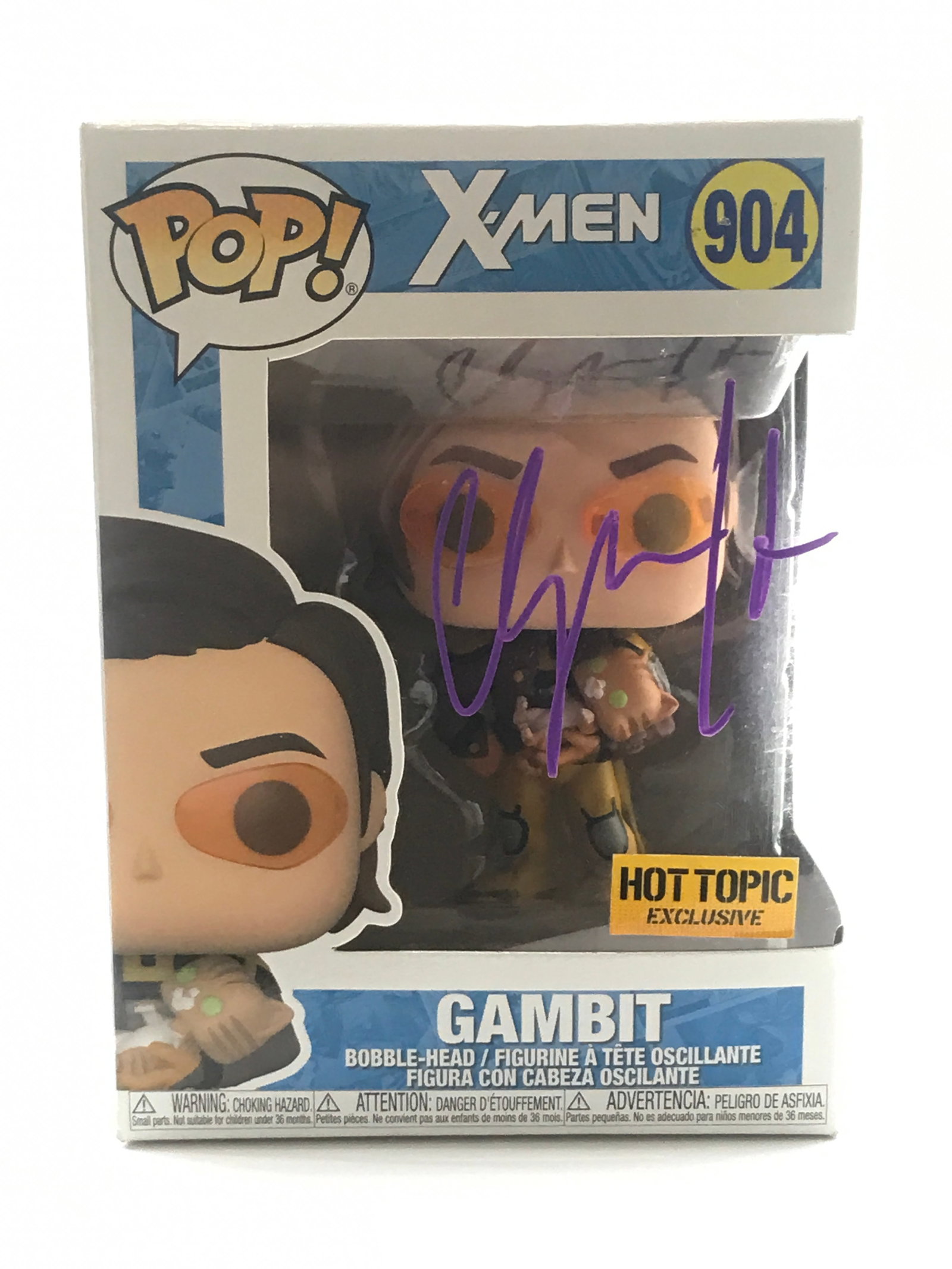 CHANNING TATUM SIGNED GAMBIT FUNKO POP - HOLLYWOOD COA: Prices are in Canadian dollars