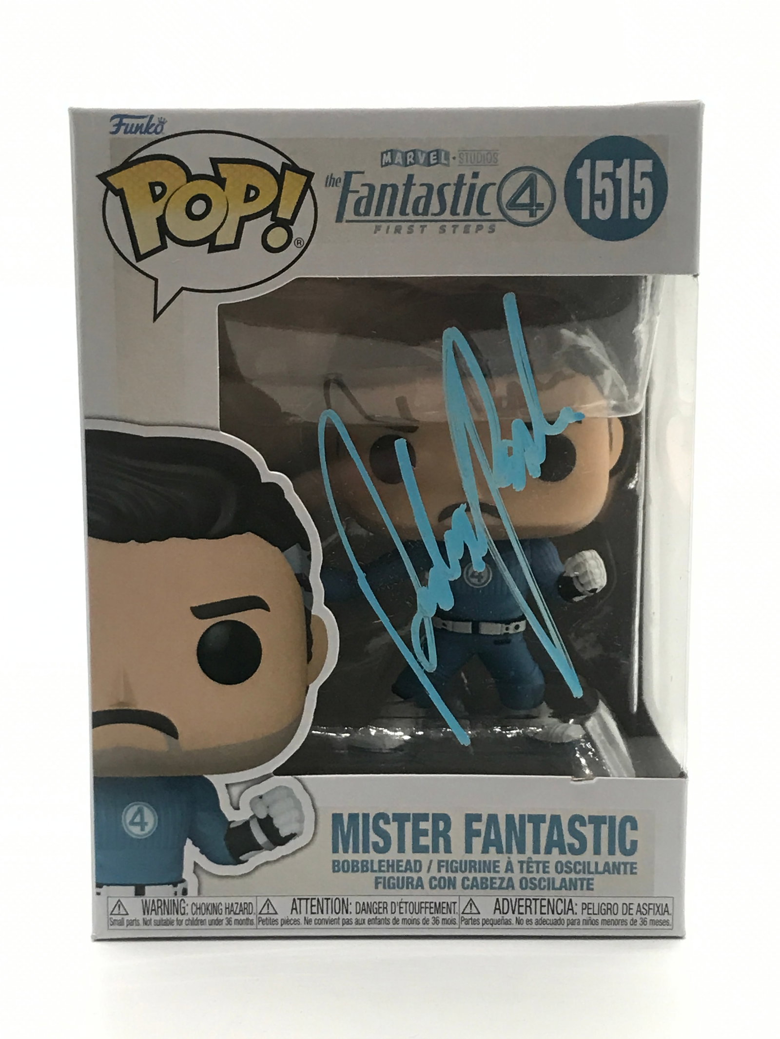 PEDRO PASCAL SIGNED MR. FANTASTIC FUNKO POP - HOLLYWOOD COA: Prices are in Canadian dollars