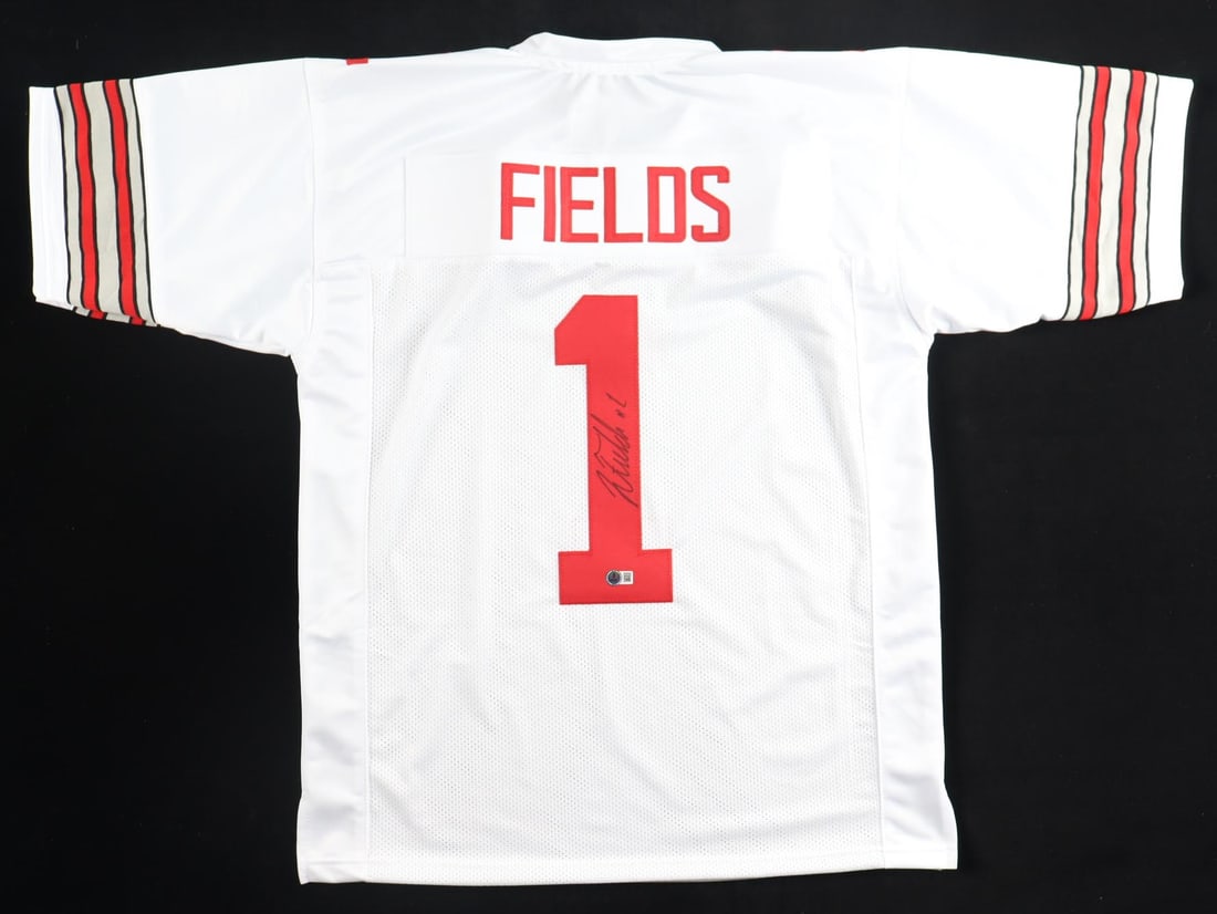 JUSTIN FIELDS SIGNED JERSEY - BECKETT COA (1 of 3)