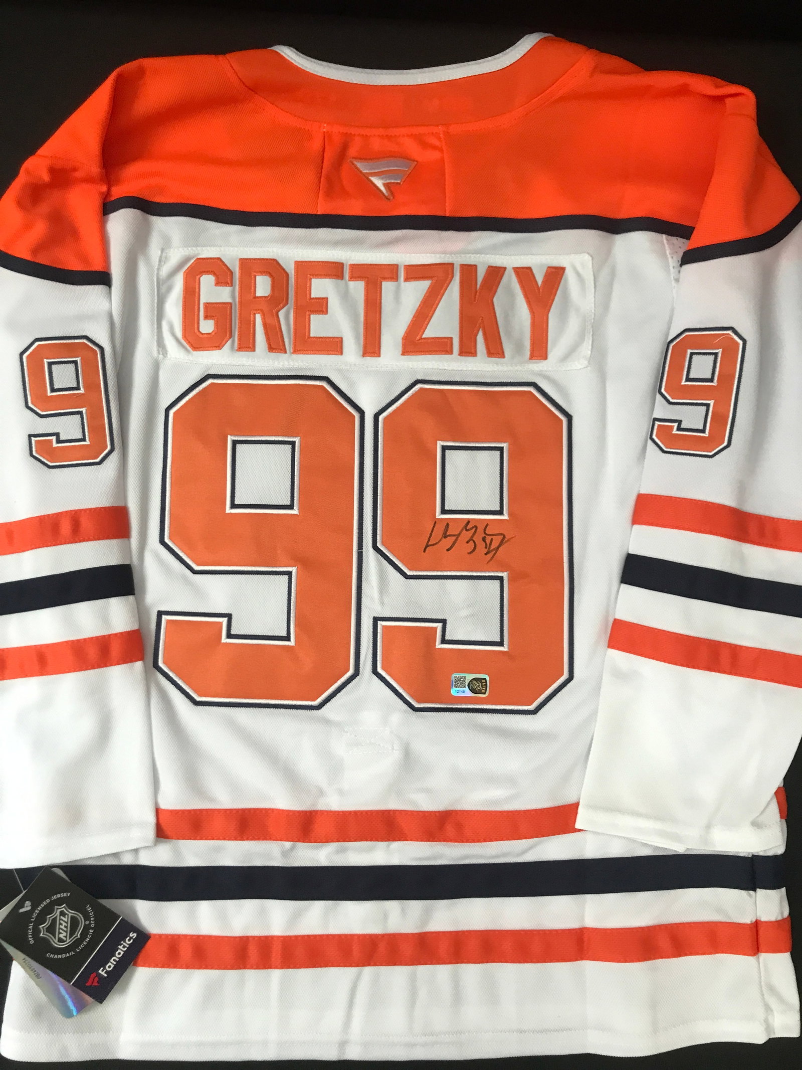 WAYNE GRETZKY SIGNED EDMONTON OILER CUSTOM JERSEY - ELITE SPORTS COA (1 of 3)