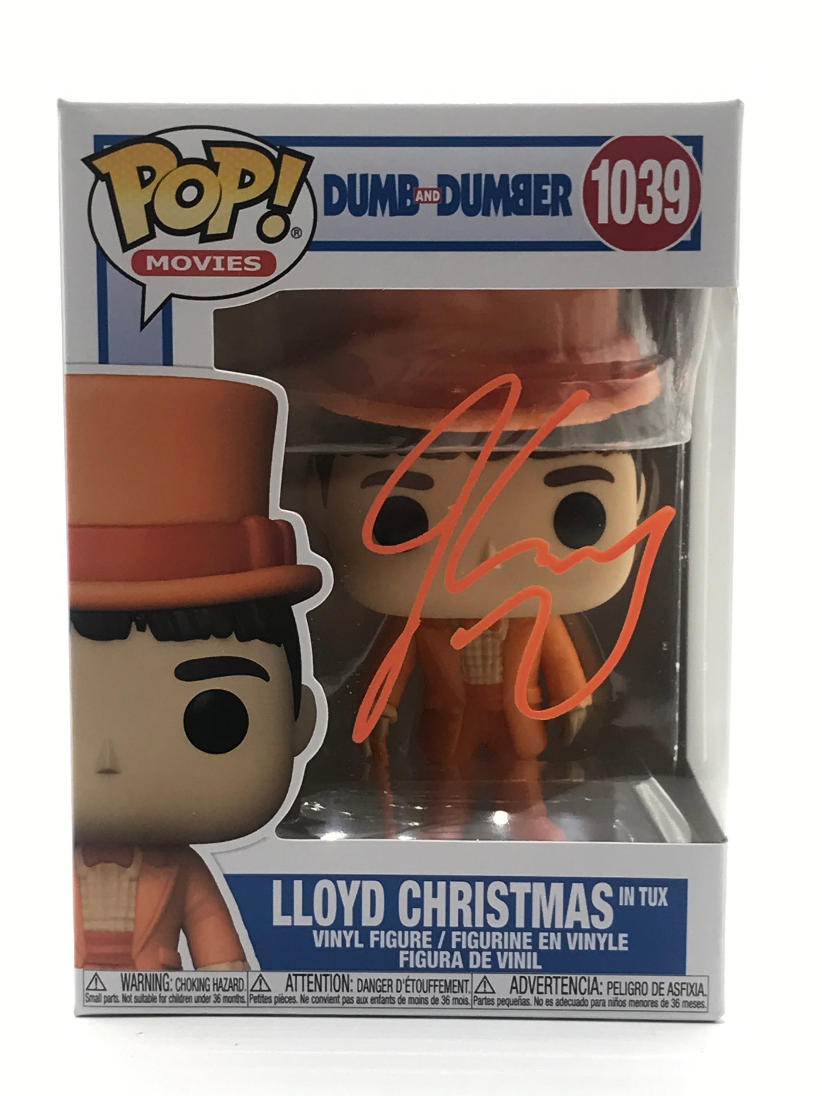 JIM CARY SIGNED LLOYD CHRISTMAS FUNKO POP - KB COA (1 of 2)