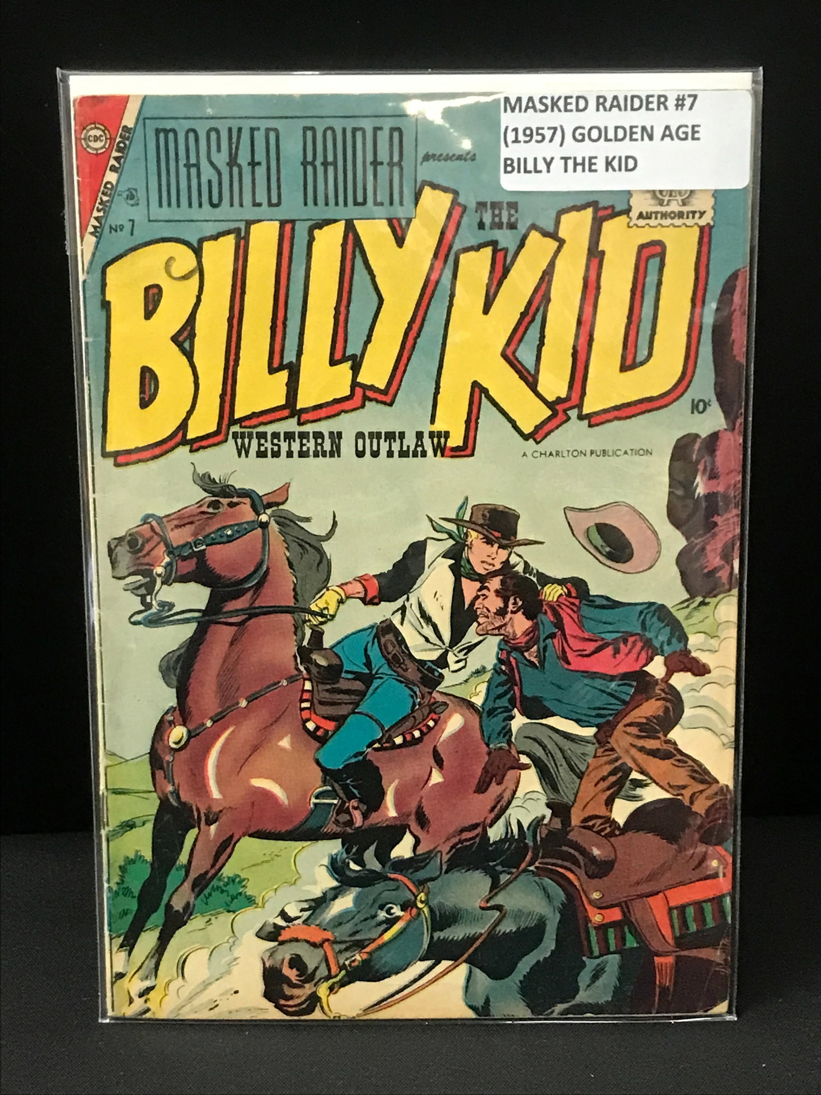 MASKED RAIDER #7 (1957) BILLY THE KID - CDC (1 of 1)