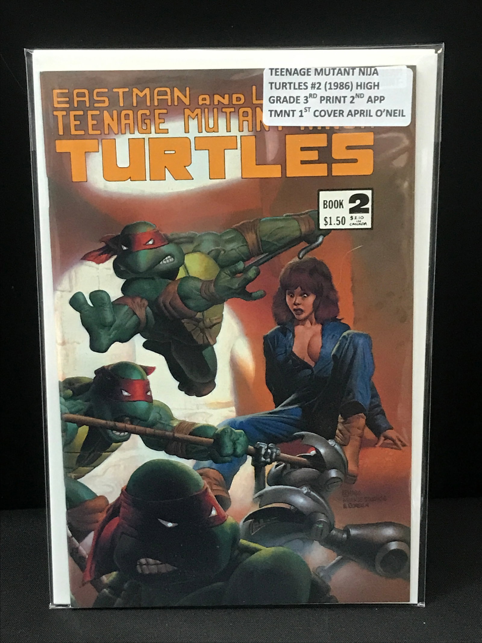 TEENAGE MUTANT NINJA TURTLES #2 (1986) 3RD PRINT - EASTMAN AND LAIRD: Prices are in Canadian dollars