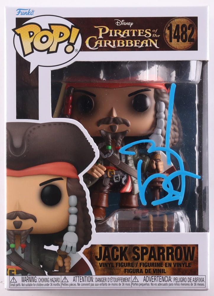 JOHNNY DEPP SIGNED JACK SPARROW FUNKO POP - BECKETT COA (1 of 2)