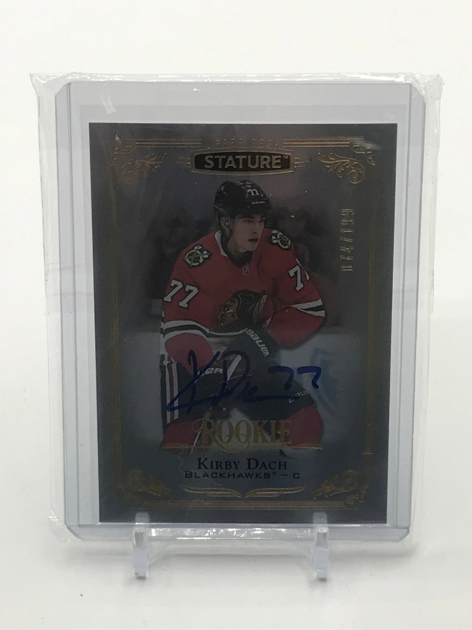 2019-20 UPPER DECK STATURE HOCKEY KIRBY DACH SIGNED ROOKIE CARD 074/199: Prices are in Canadian dollars