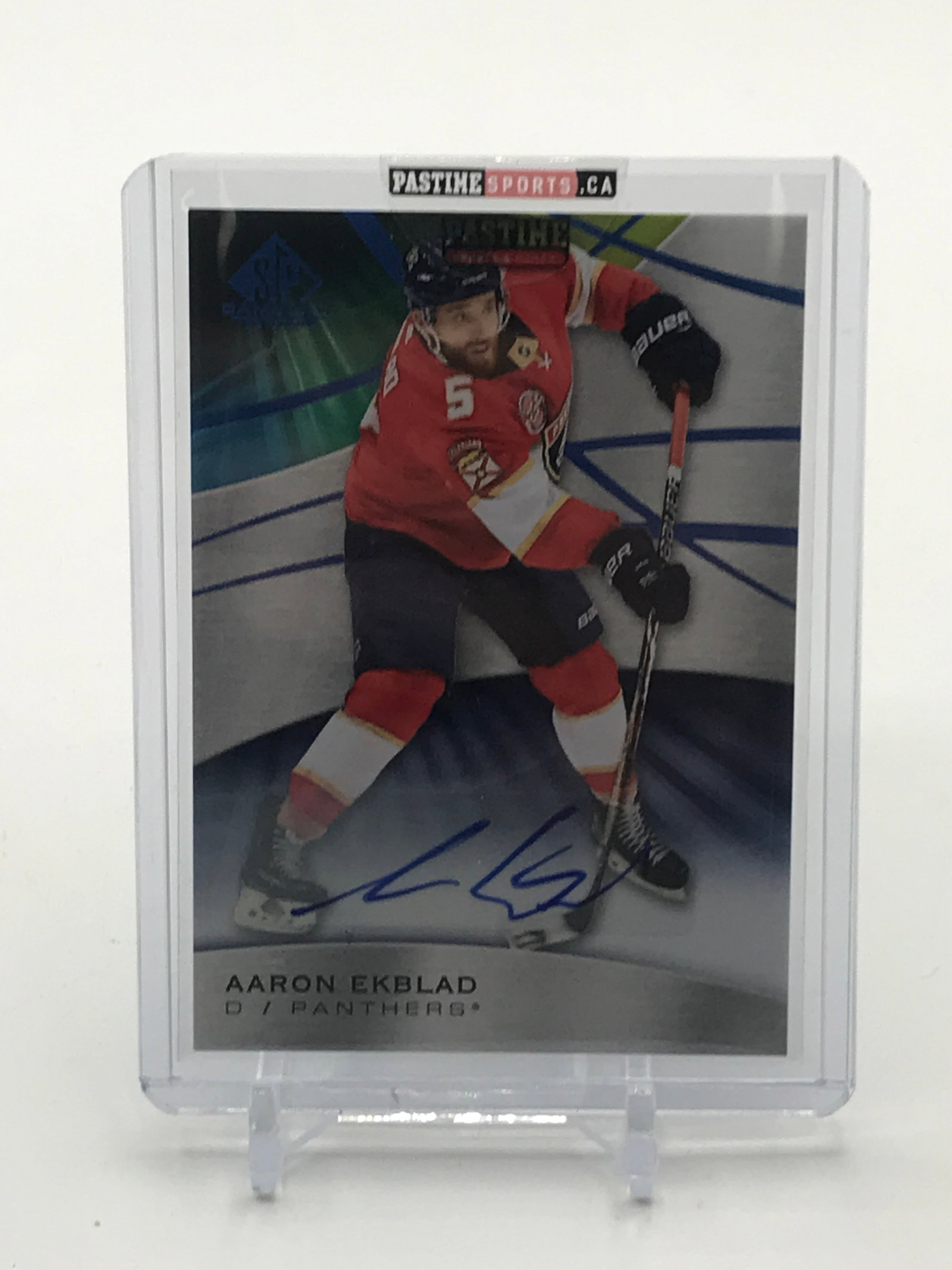 2019-20 UPPER DECK SP GAME USED HOCKEY AARON EKBLAD SIGNED TRADING CARD: Prices are in Canadian dollars