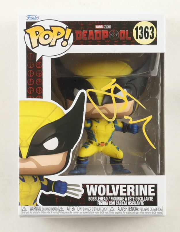 HUGH JACKMAN SIGNED WOLVERINE FUNKO POP - BECKETT COA (1 of 2)