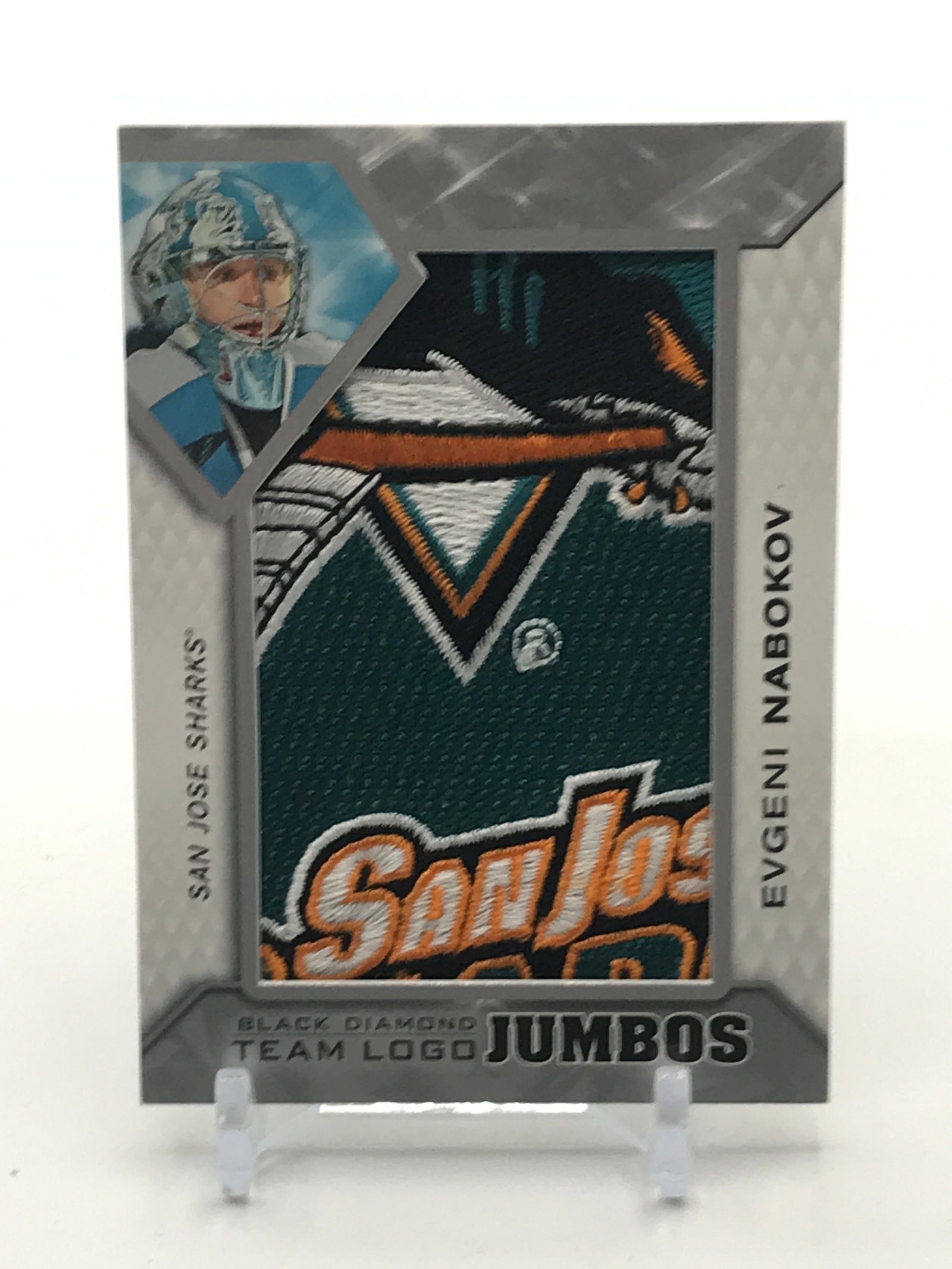 2019-20 UPPER DECK BLACK DIAMOND HOCKEY EVGENI NABOKOV TEAM LOGO JUMBOS TRADING CARD: Prices are in Canadian dollars