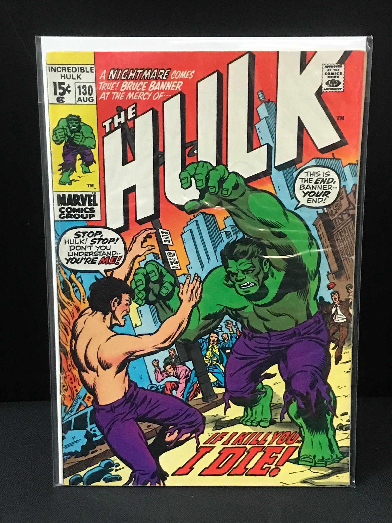 THE INCREDIBLE HULK #130 - MARVEL COMICS: Prices are in Canadian dollars