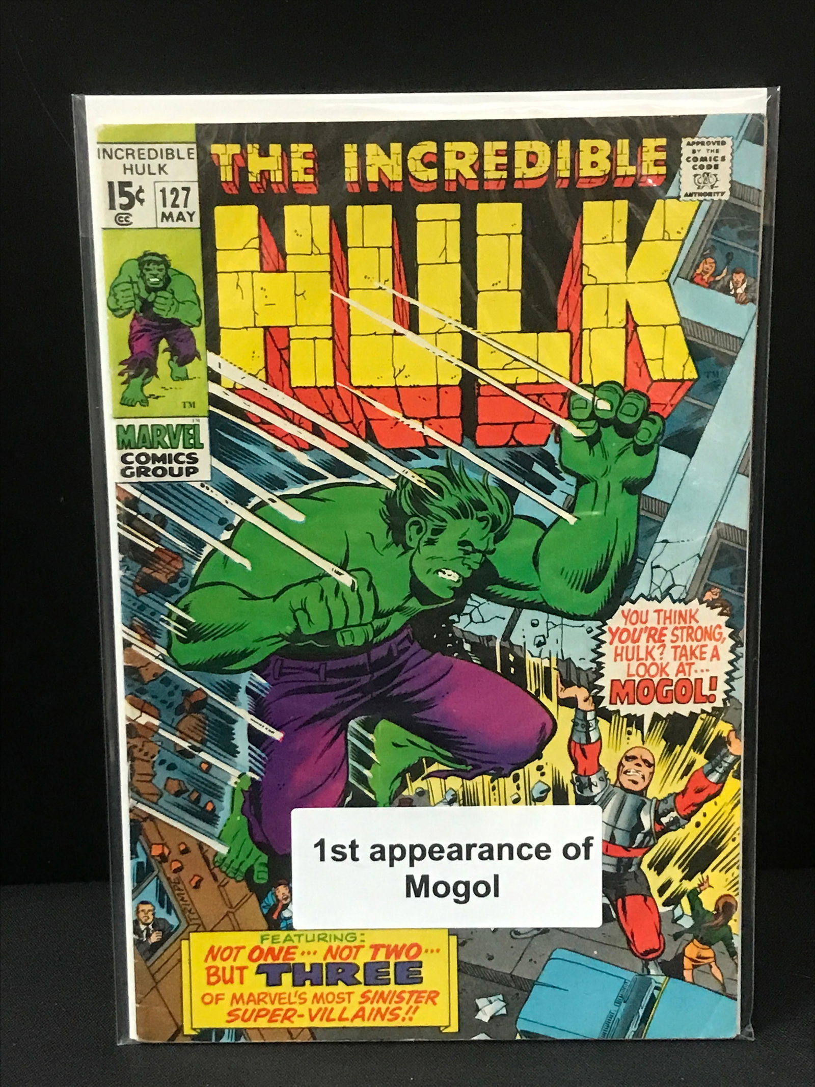 THE INCREDIBLE HULK #127 1ST APP MOGOL - MARVEL COMICS (1 of 1)