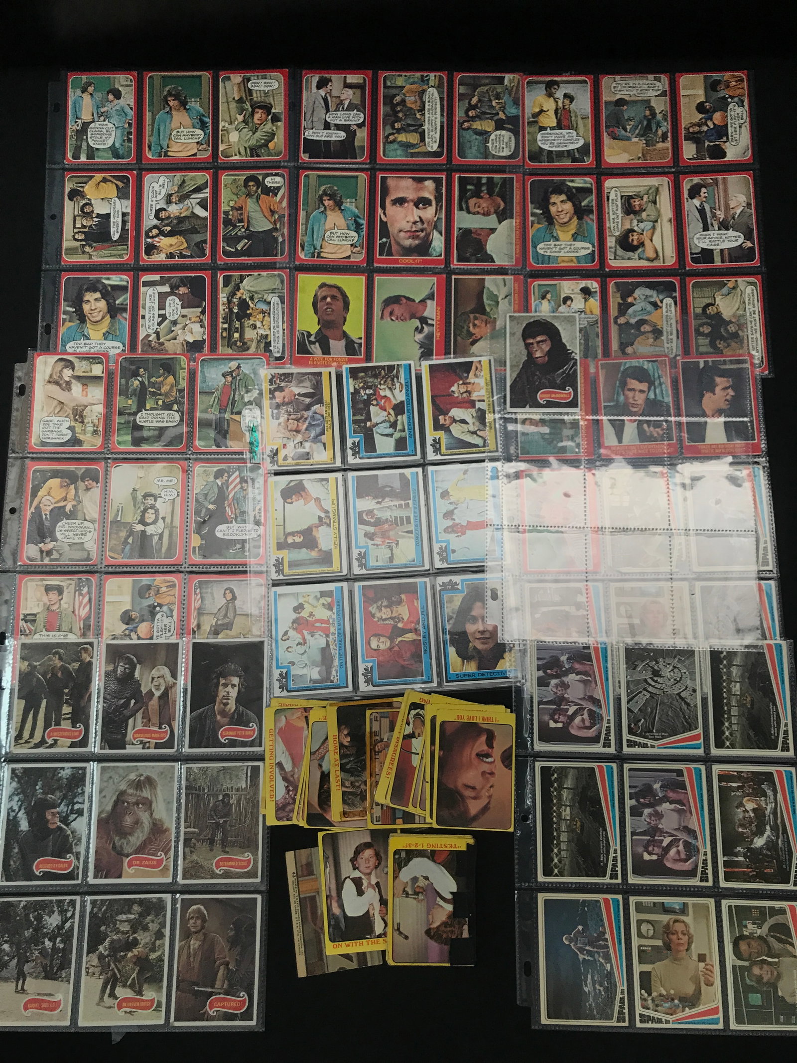 LOT OF MIXED ENTERTAINMENT TRADING CARDS: Prices are in Canadian dollars