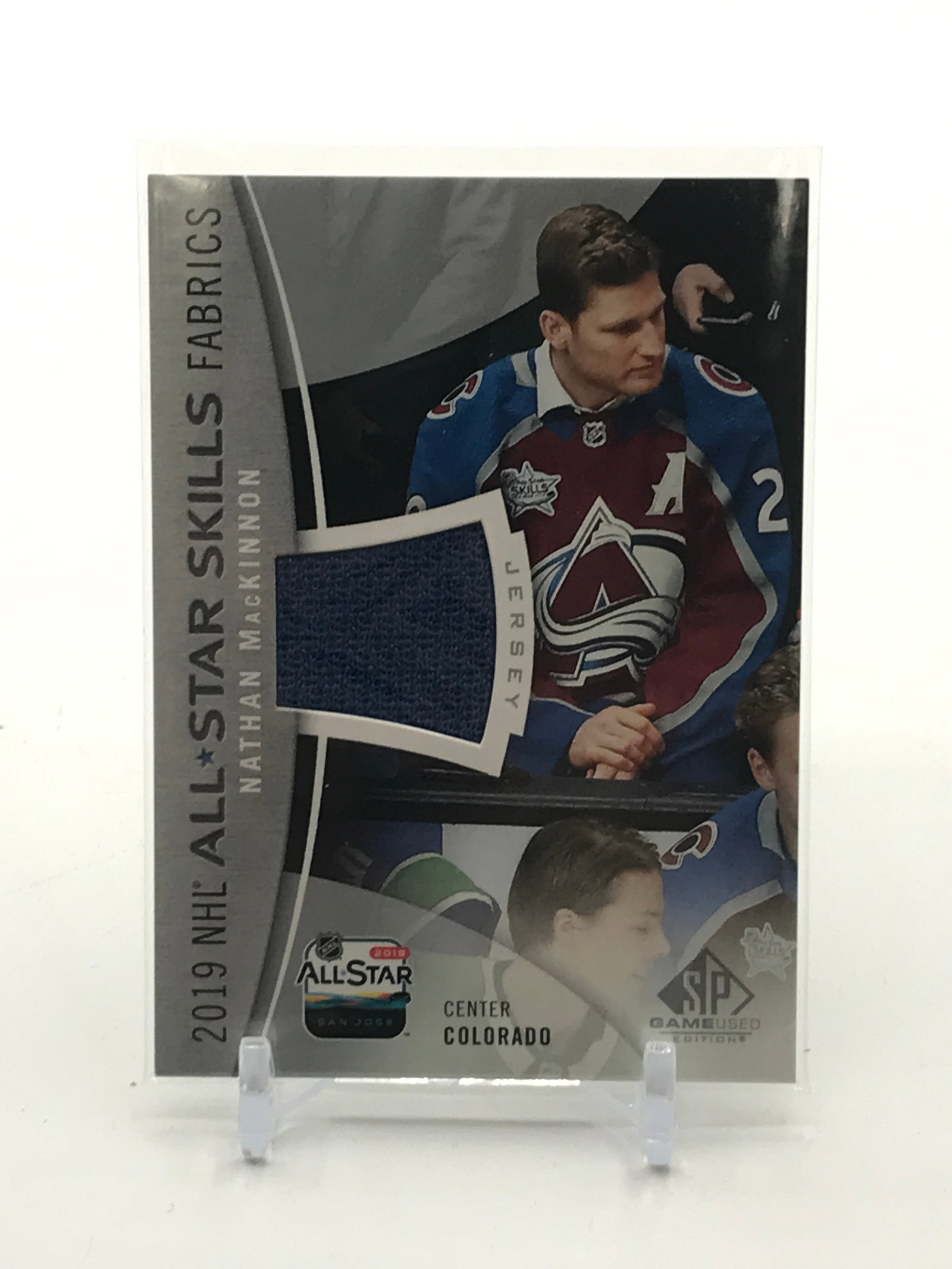 2019-20 UPPER DECK SP GAME USED HOCKEY NATHAN MACKINNON PATCH TRADING CARD: Prices are in Canadian dollars