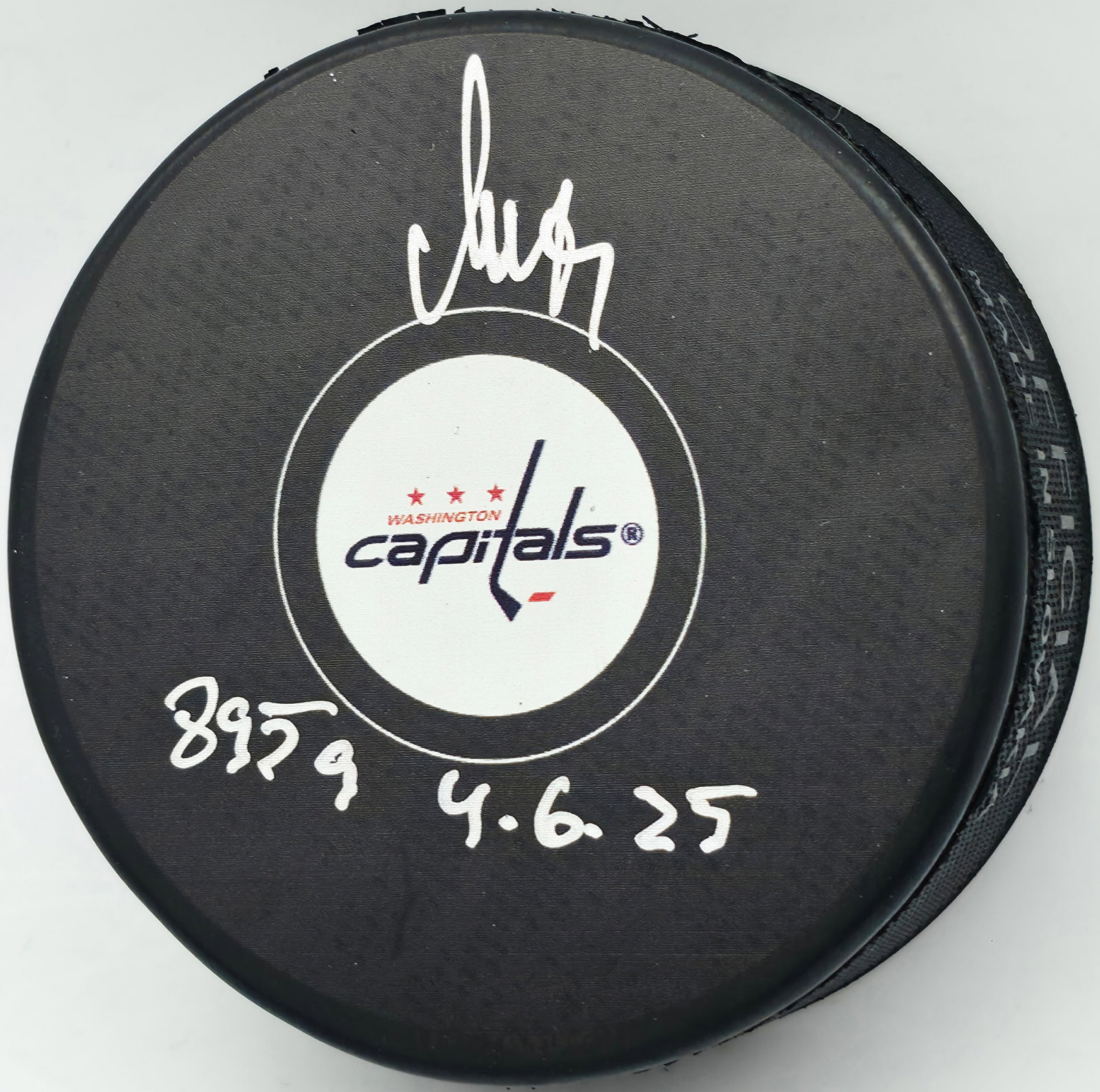 ALEXANDER OVECHKIN SIGNED AND INSCRIBED HOCKEY PUCK (FANATICS COA): Prices are in Canadian dollars