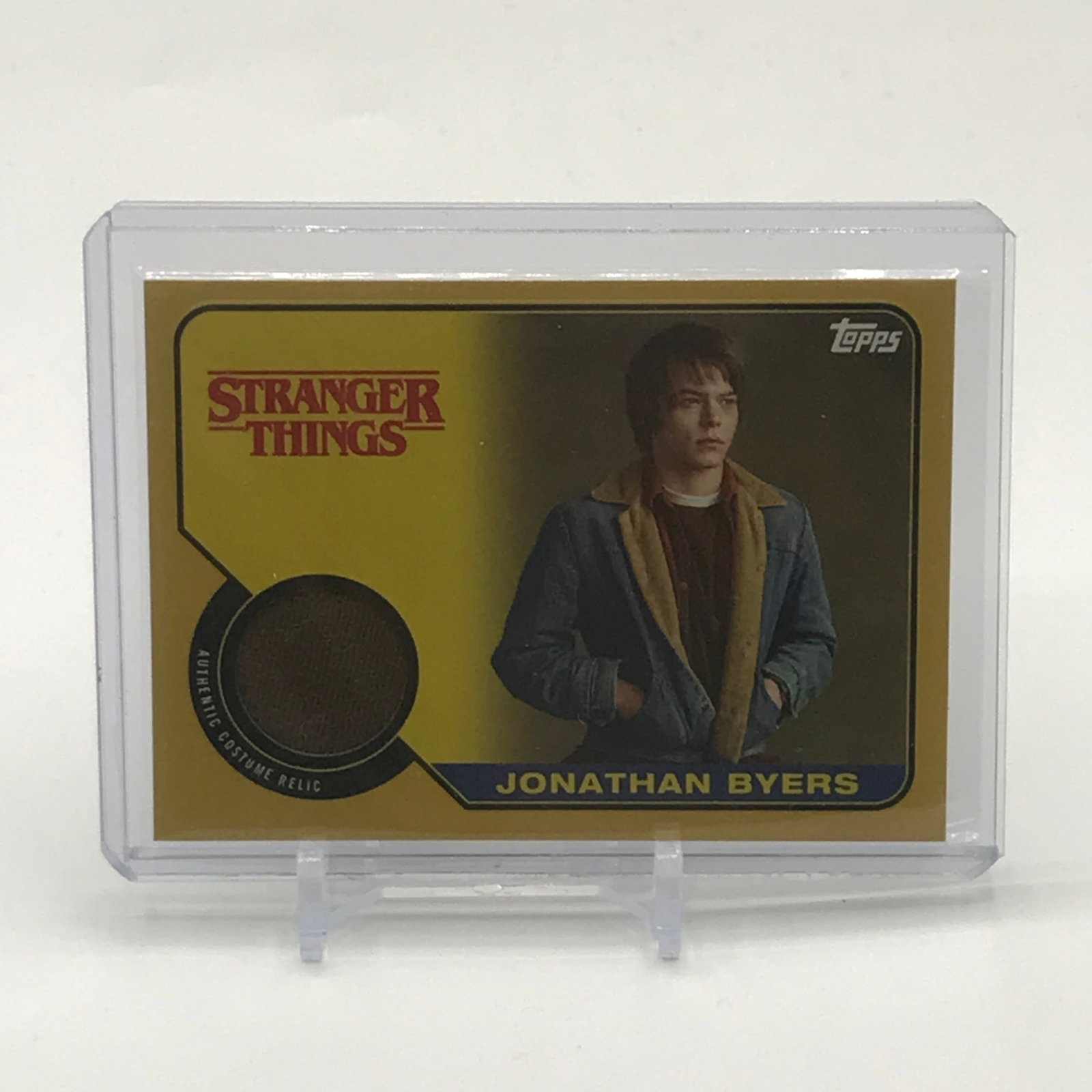 TOPPS STRANGER THINGS JONATHAN BYERS RELIC TRADING CARD 1/1: Prices are in Canadian dollars