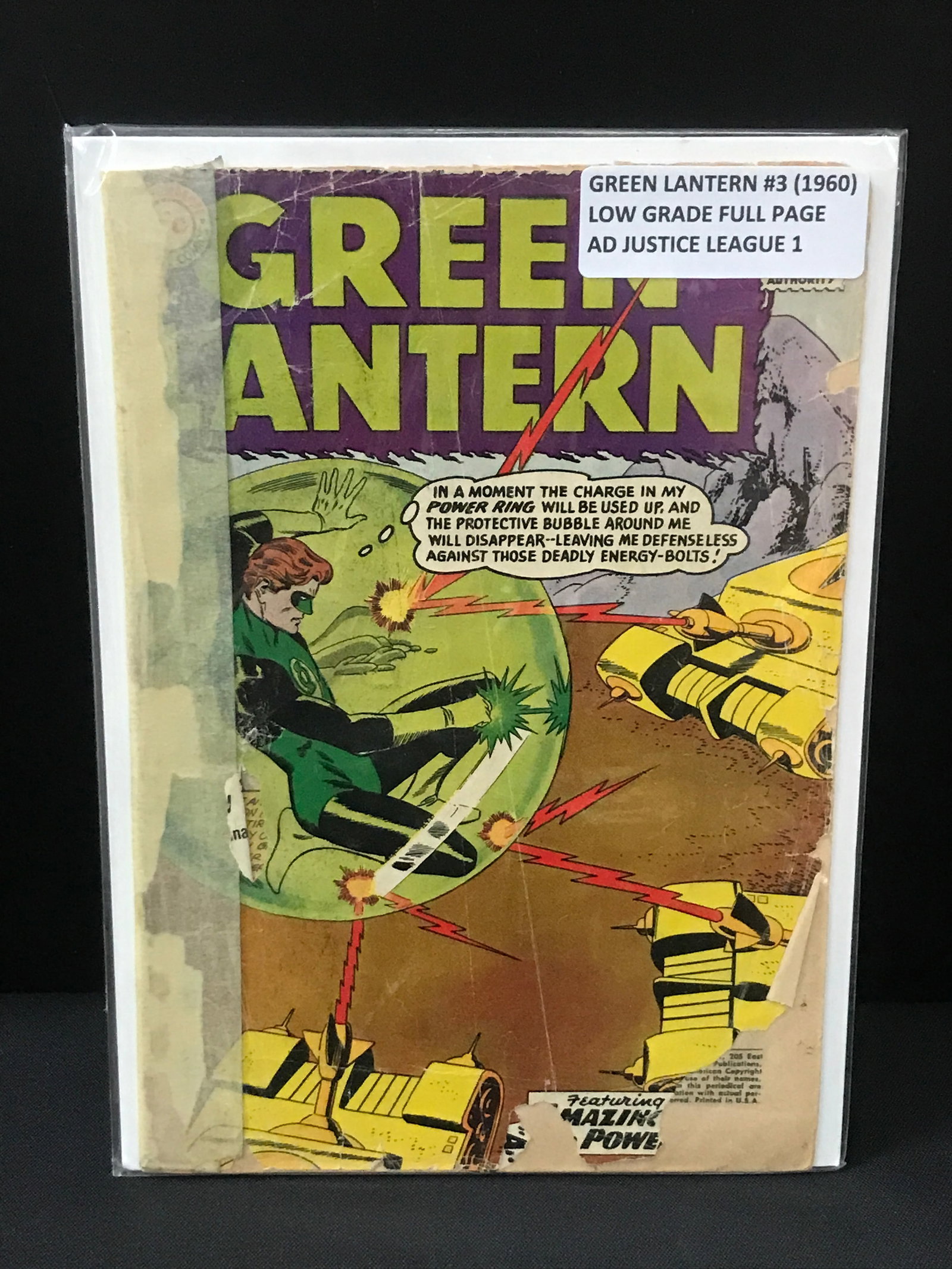 GREEN LANTERN #3 (1960) - DC COMICS (1 of 1)