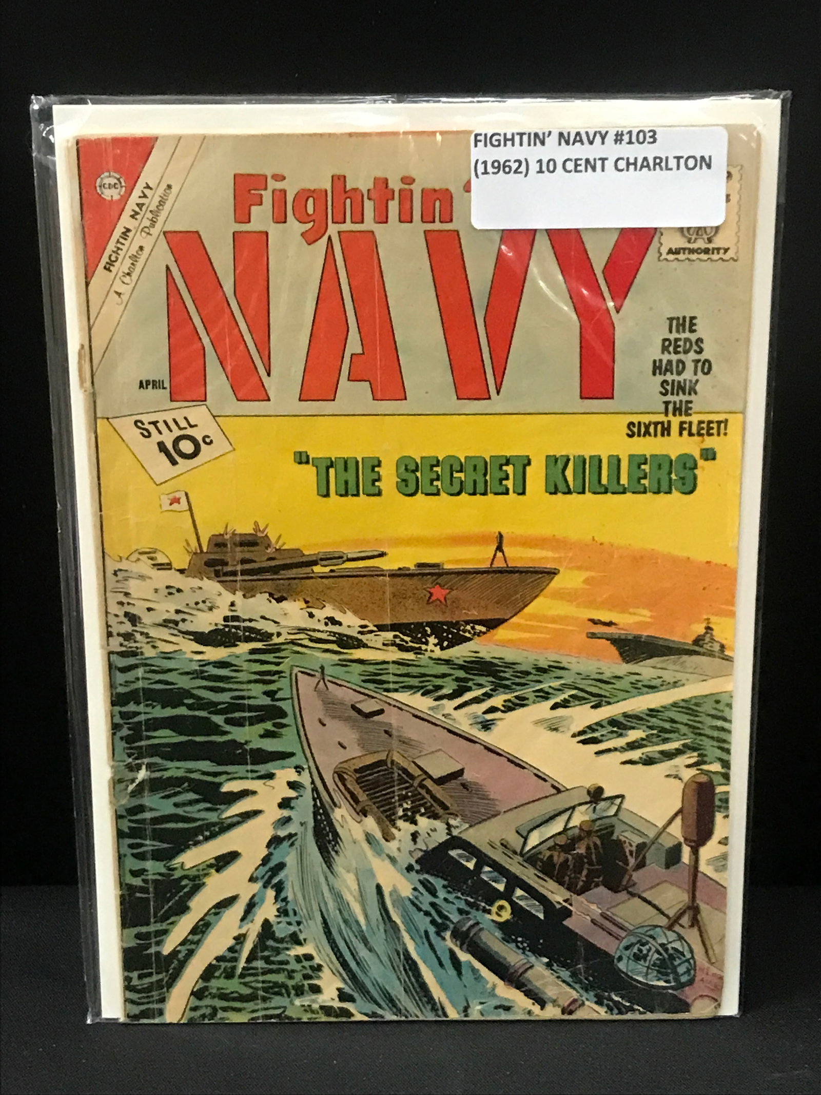 FIGHTIN' NAVY #103 (1962) - CHARLTON COMICS: Prices are in Canadian dollars