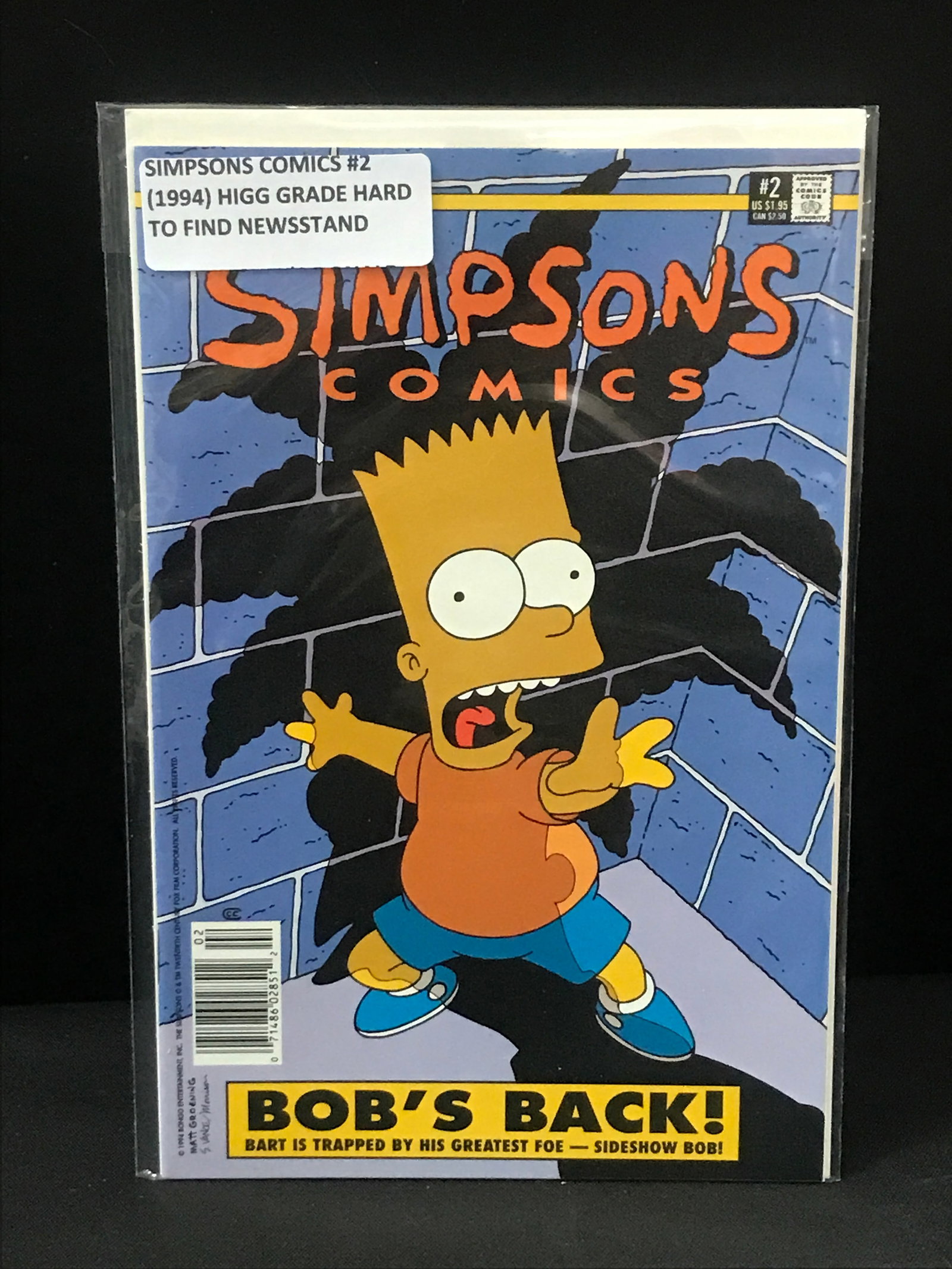 THE SIMPSONS COMIC #2 (1994): Prices are in Canadian dollars