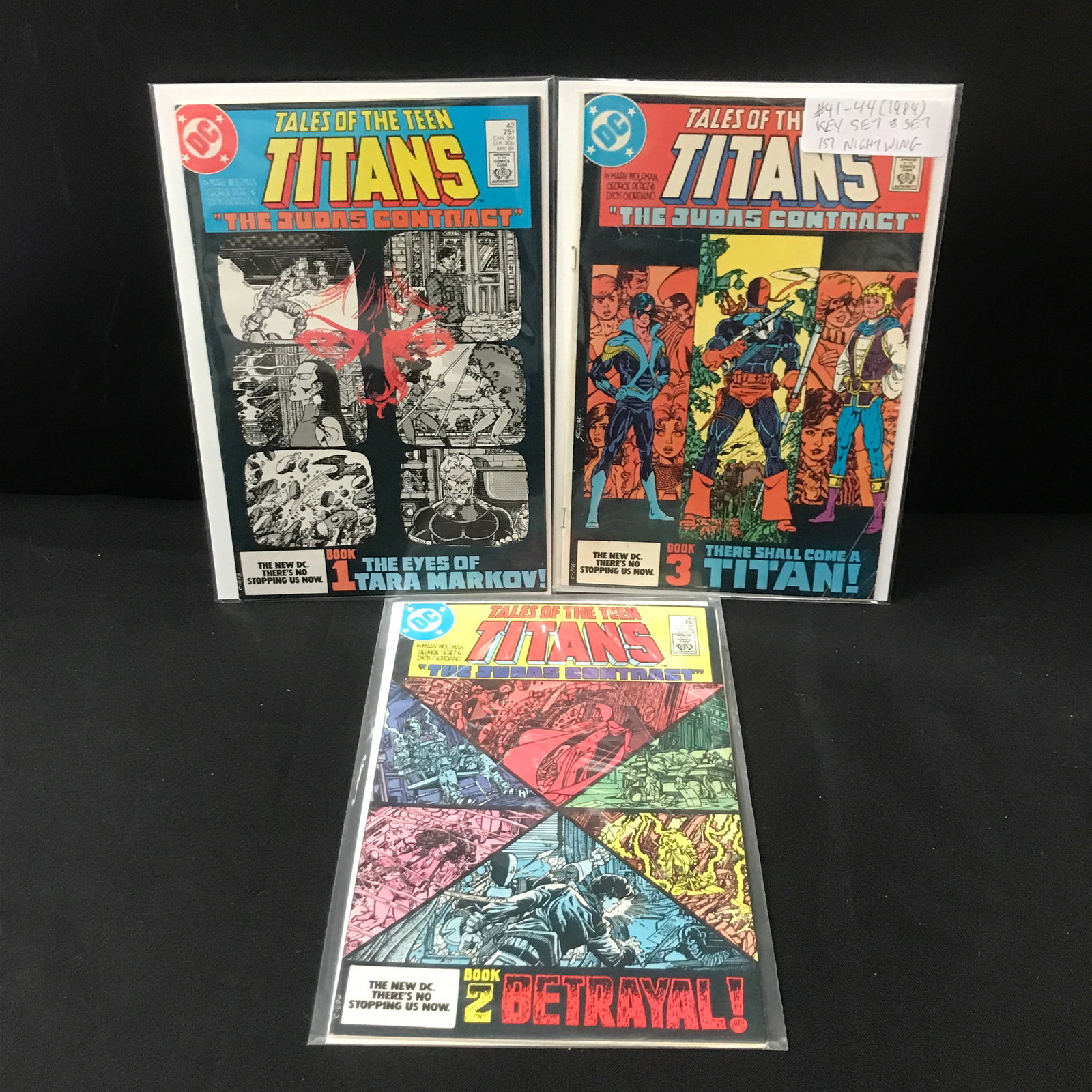 LOT OF 3 TALES OF THE TEEN TITAN COMICS #41 - 43 - DC COMICS: Prices are in Canadian dollars