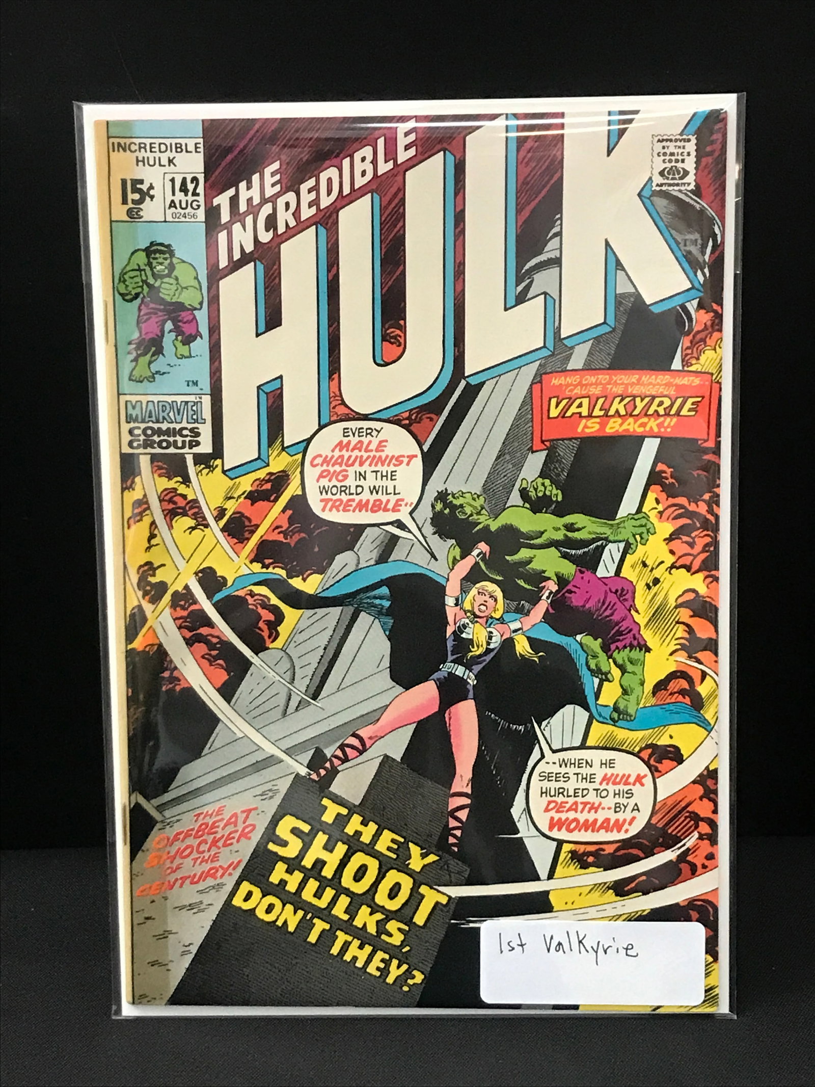 THE INCREDIBLE HULK #142 1ST VALKYRIE - MARVEL COMICS: Prices are in Canadian dollars