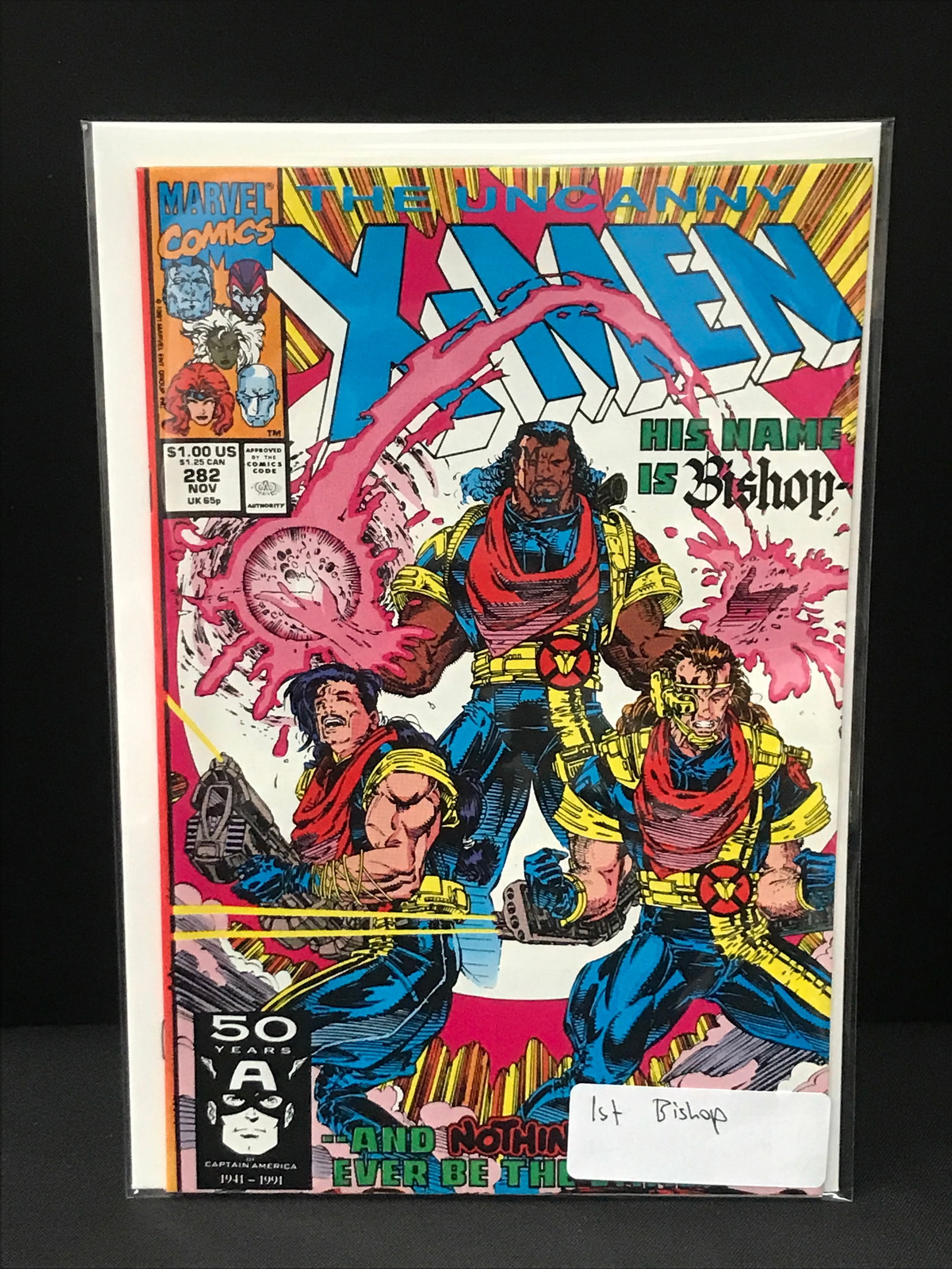 THE UNCANNY X-MEN #282 1ST BISHOP - MARVEL COMICS (1 of 1)