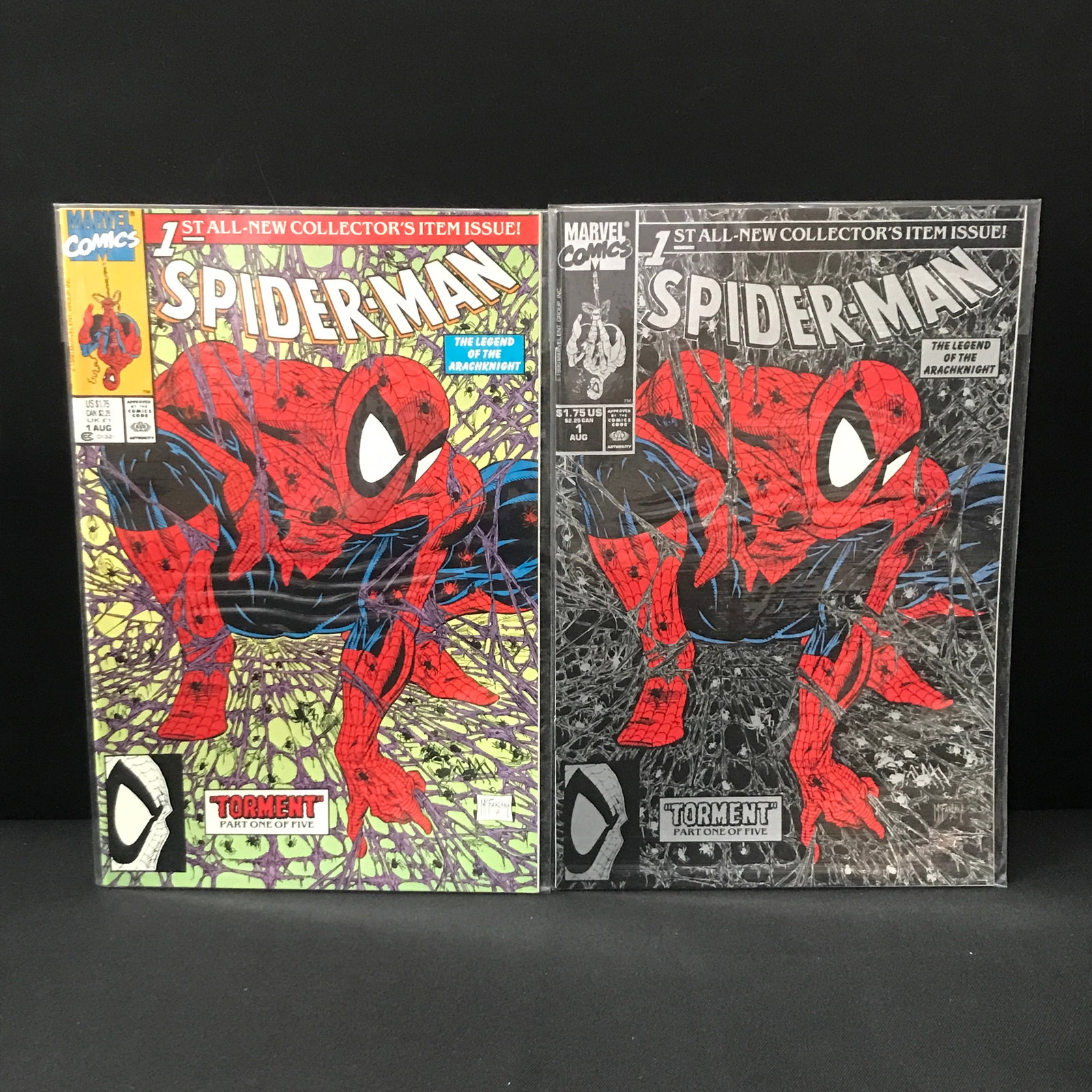 LOT OF 2 SPIDERMAN #1 COMICS - MARVEL COMICS (1 of 1)