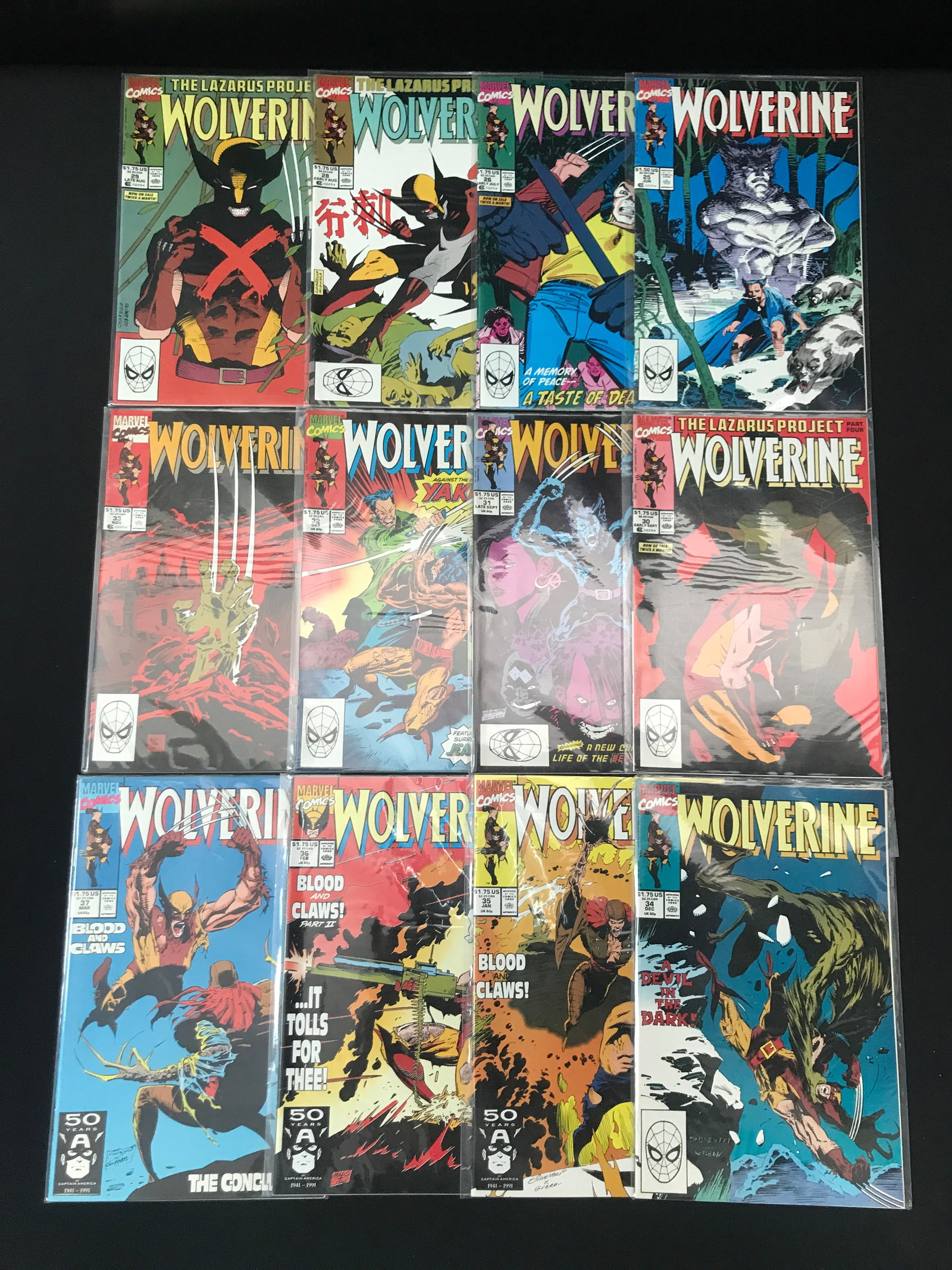LOT OF 12 WOLVERINE COMICS - MARVEL COMICS (1 of 1)