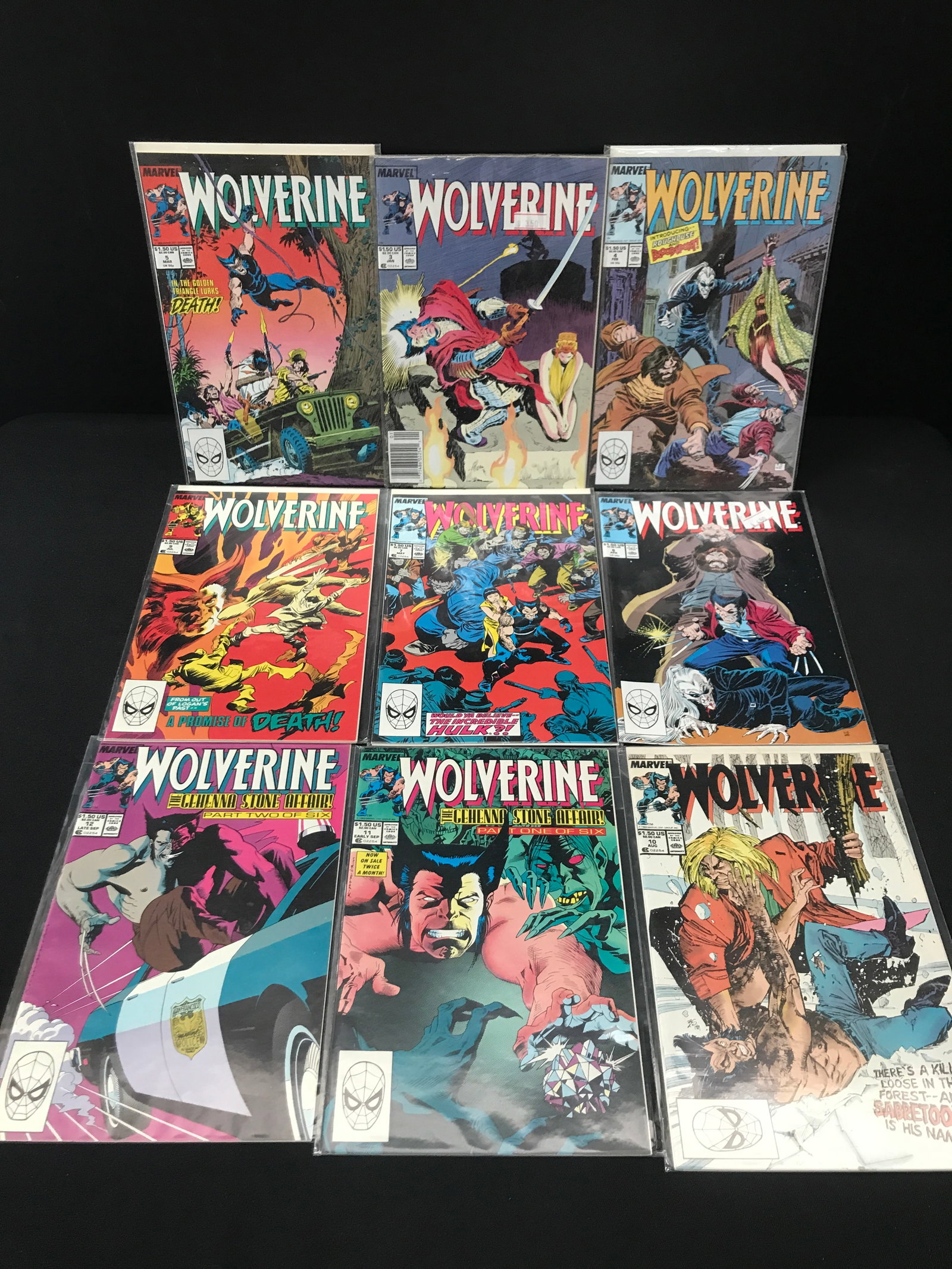LOT OF 9 WOLVERINE COMICS - MARVEL COMICS (1 of 1)
