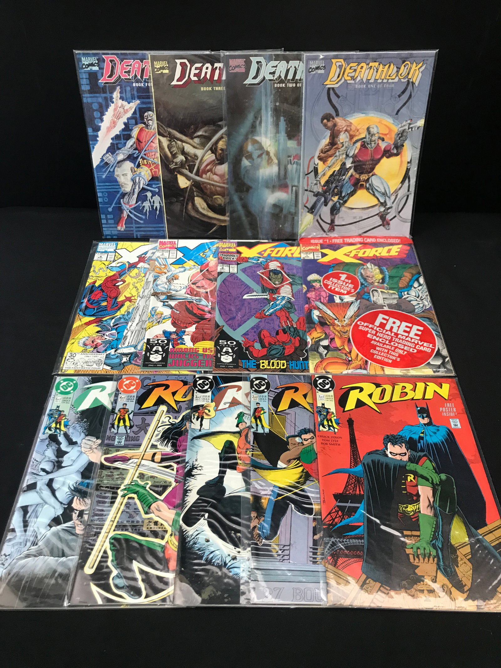 LOT OF 13 MIXED TITLE COMICS - MARVEL & DC: Prices are in Canadian dollars