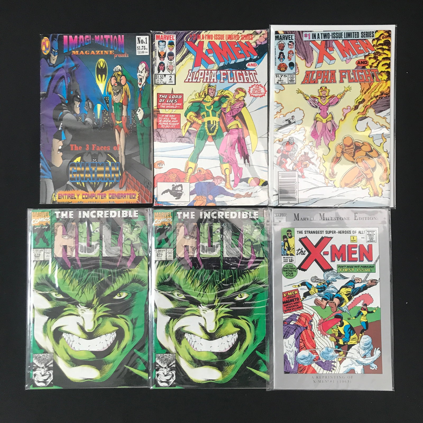 LOT OF 6 MIXED TITLE COMICS - MARVEL & DC (1 of 1)
