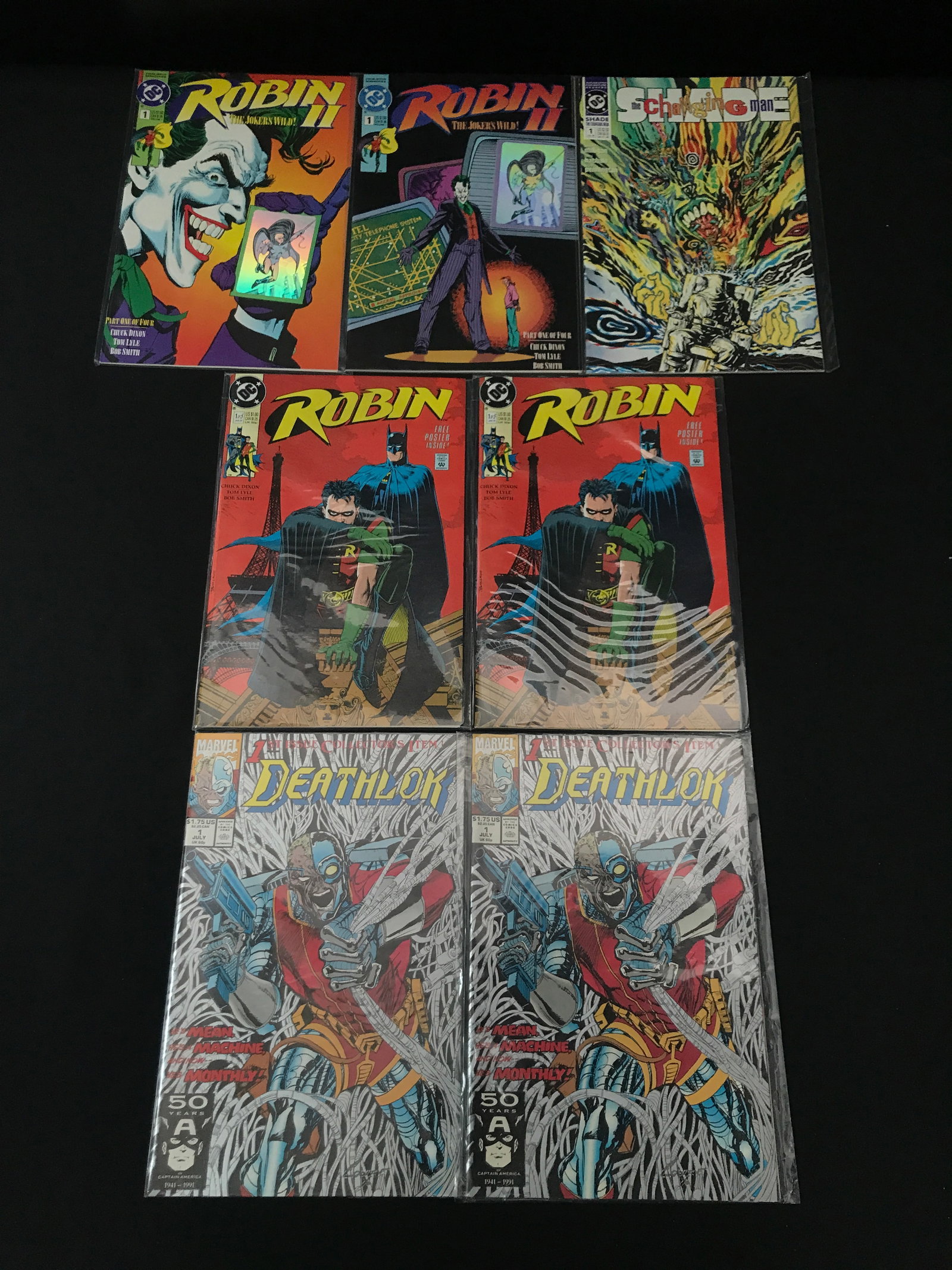 LOT OF 7 MIXED TITLE COMICS - MARVEL & DC: Prices are in Canadian dollars