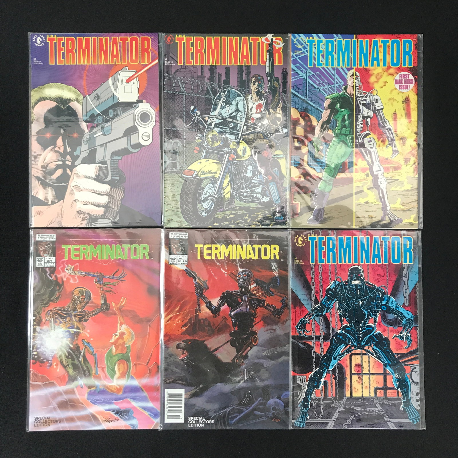 LOT OF 6 TERMINATOR COMICS - DARK HORSE COMICS (1 of 1)