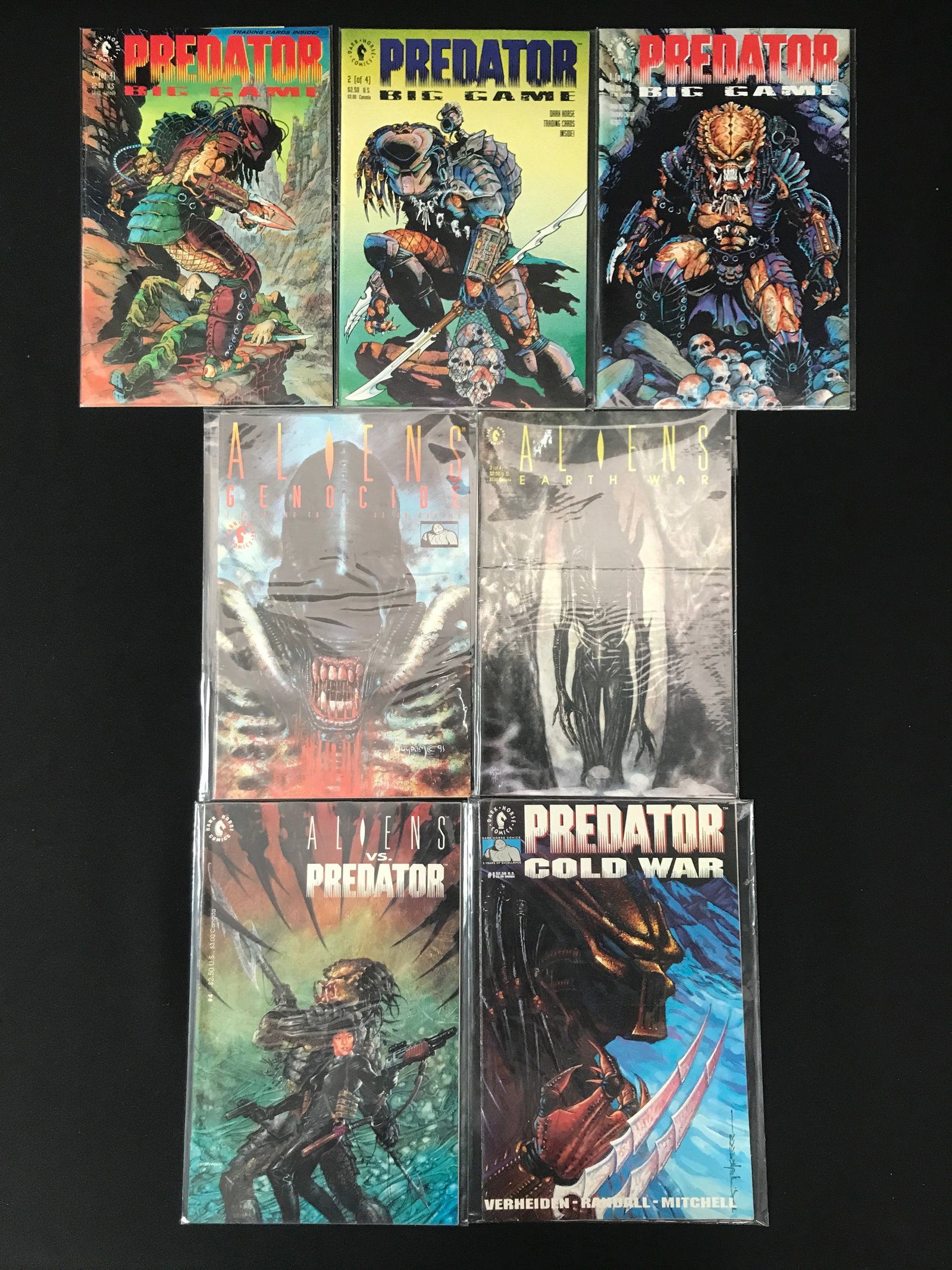 LOT OF 7 PREDATOR COMICS - DARK HORSE COMICS (1 of 1)