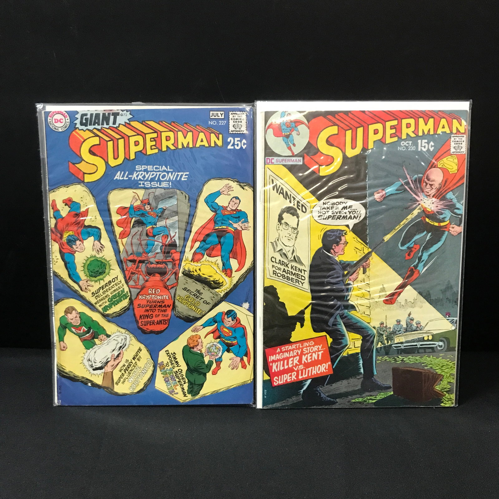 LOT OF 2 SUPERMAN COMICS #227 & #230 - DC COMICS (1 of 1)