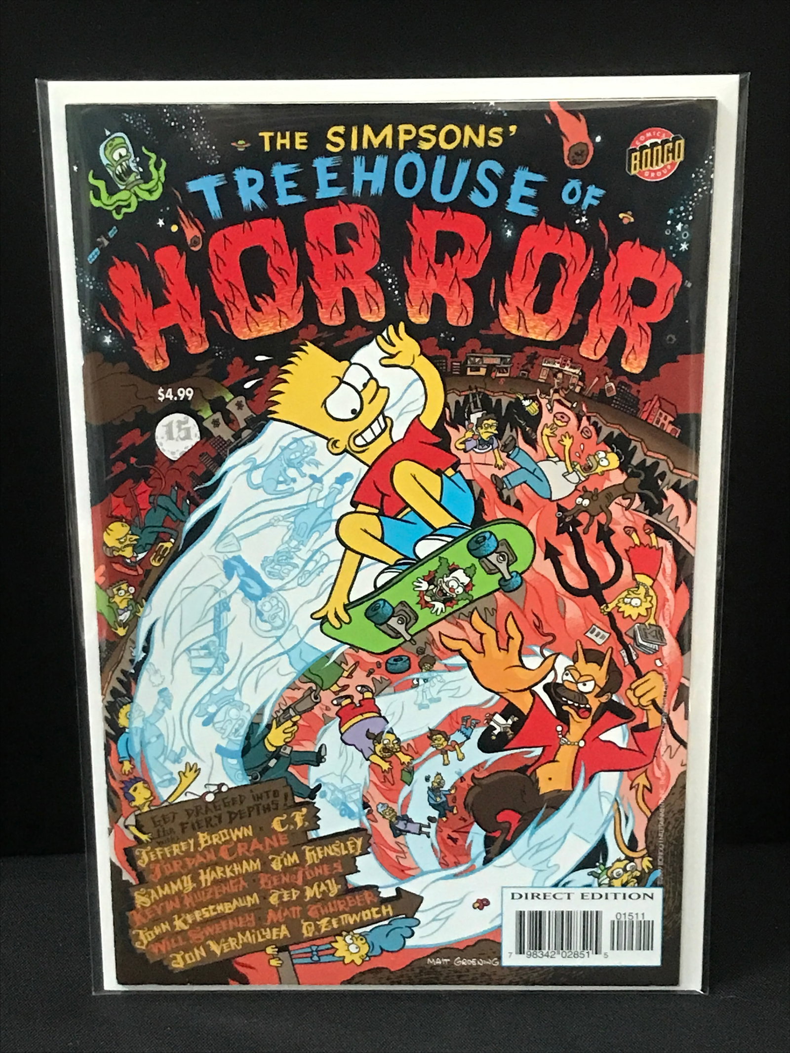 THE SIMPSONS' TREEHOUSE OF HORROR - BONGO COMICS: Prices are in Canadian dollars